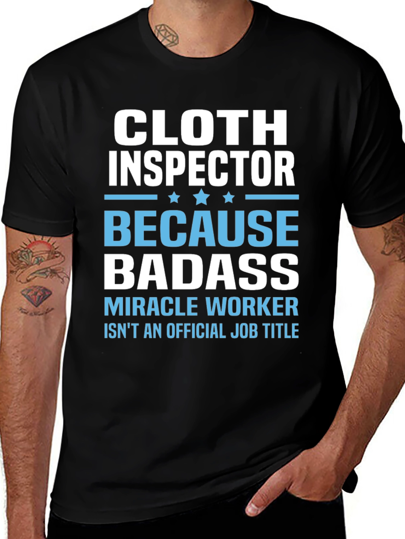 Variant 15 of Cloth Inspector Badass T-Shirt