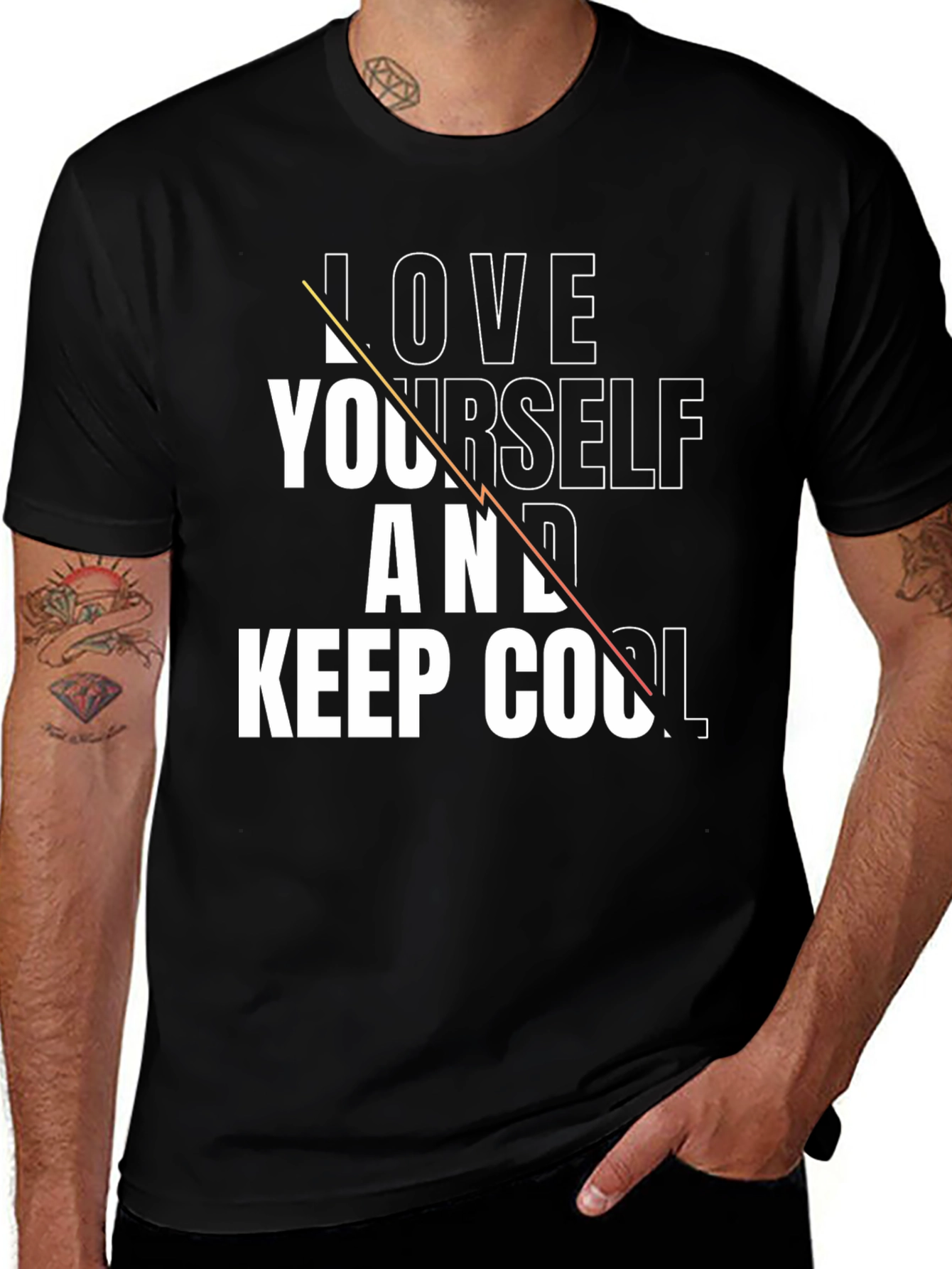 Variant 30 of Love Yourself Keep Cool Graphic Tee