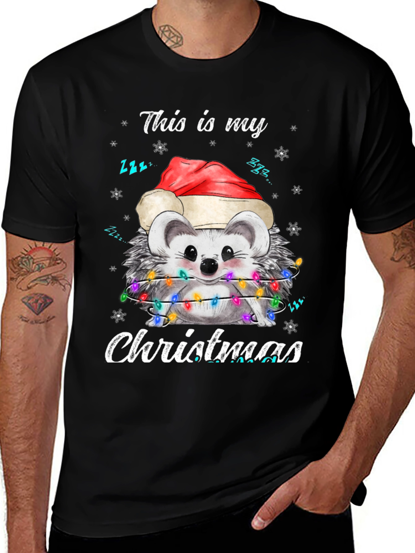 Christmas Hedgehog T-Shirt