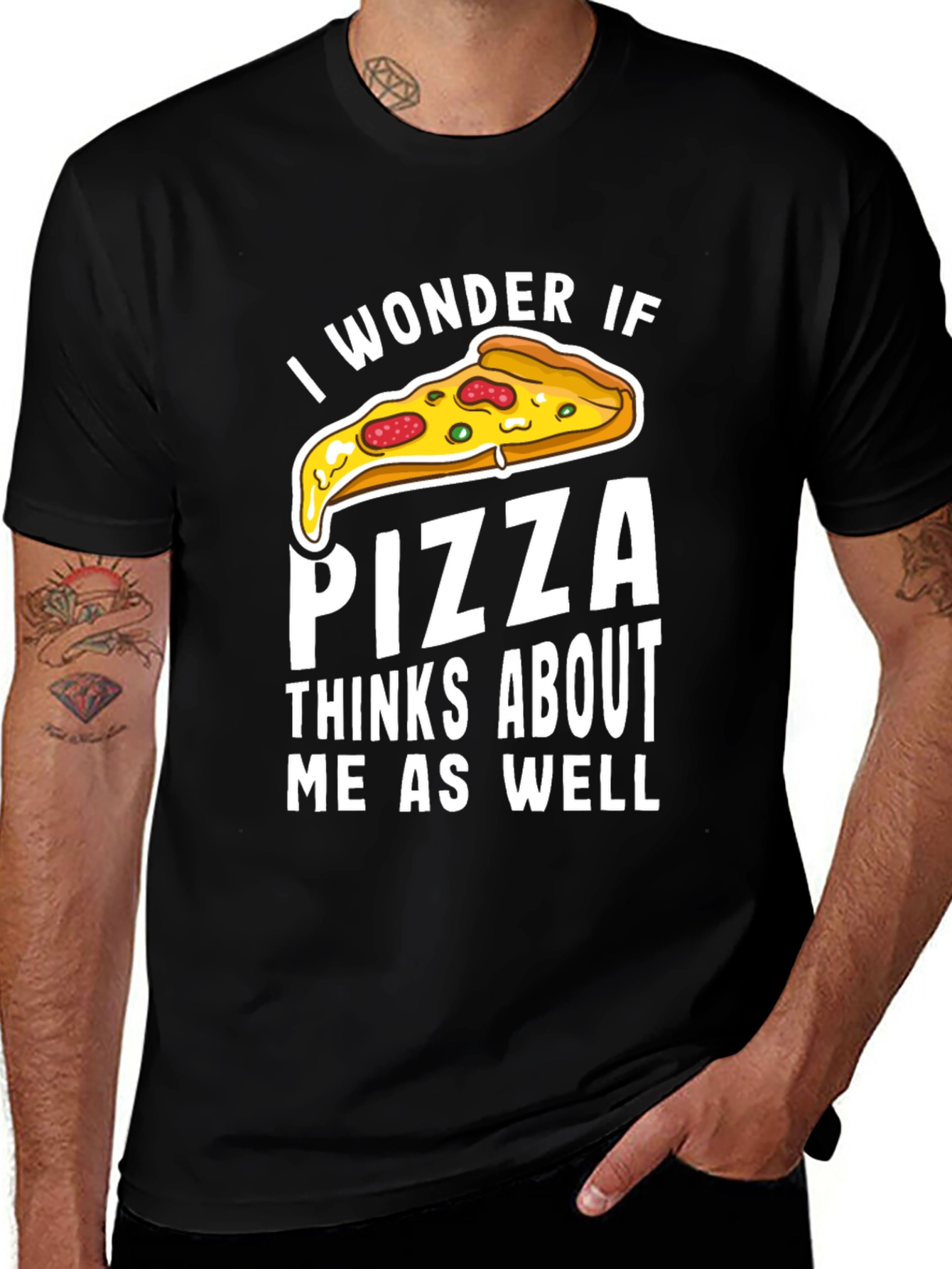 Variant 11 of Pizza Lover T-Shirt - Funny Foodie Graphic Tee