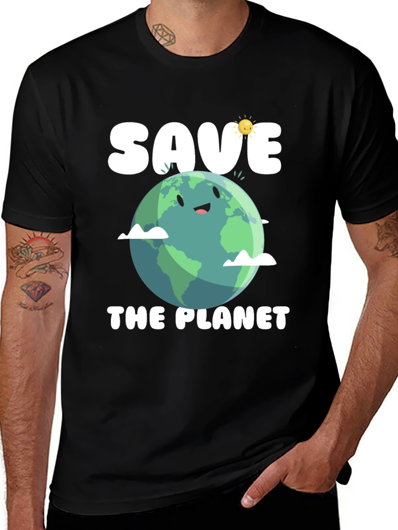 Variant 8 of Save the Planet T-Shirt - Earth Day Apparel