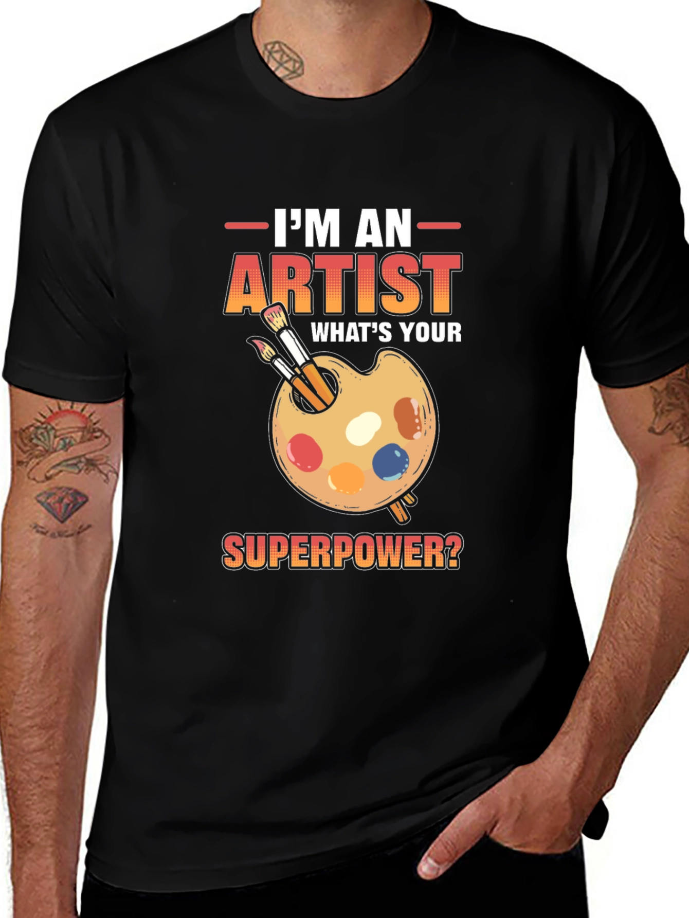 Variant 21 of Artist Superpower T-Shirt - Creative Gift Idea