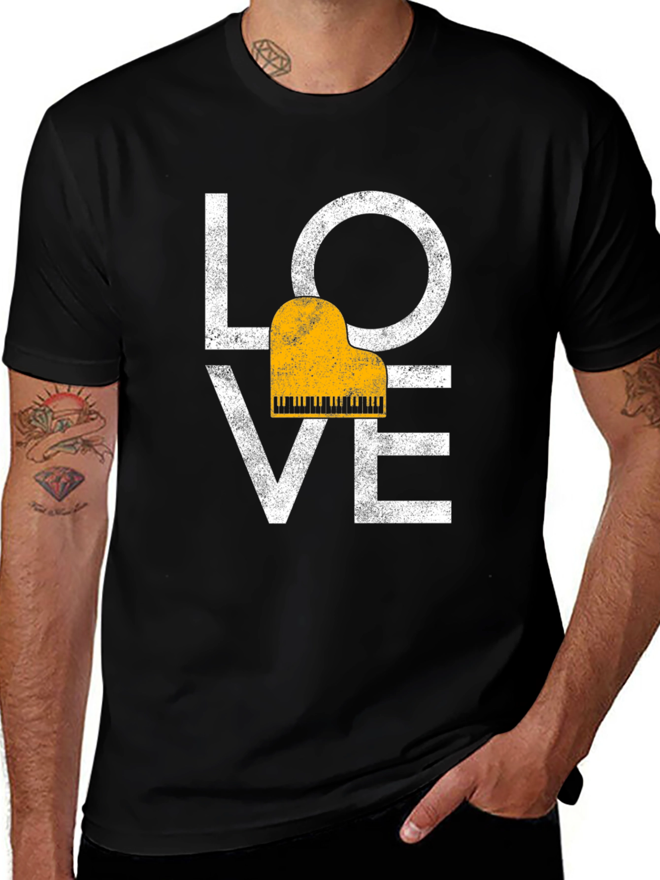 Variant 25 of Piano Love T-Shirt - Music Lover's Tee
