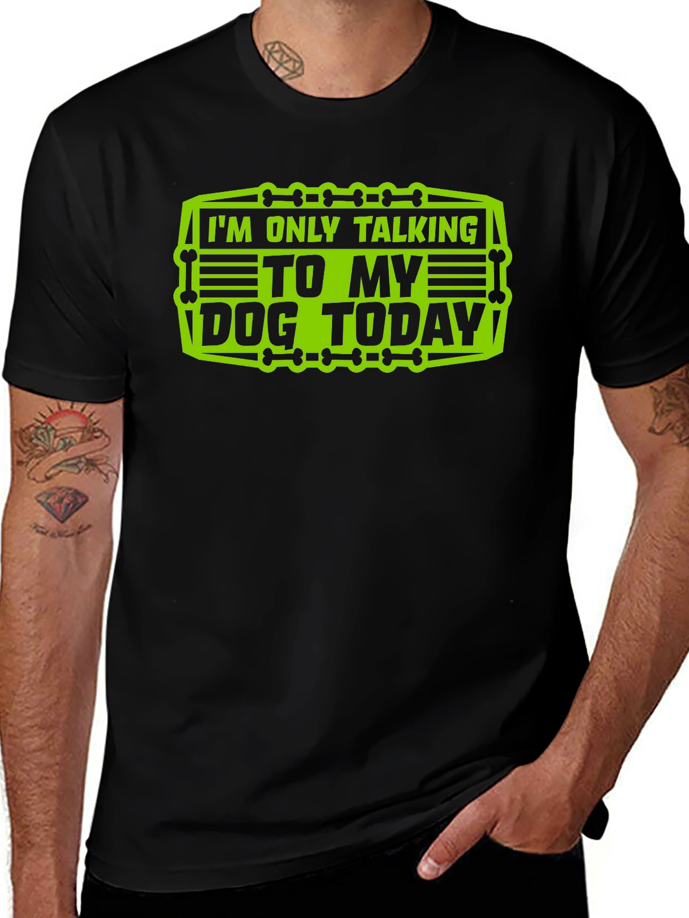Variant 7 of Dog Lover T-Shirt: "Talking To My Dog Today" Graphic Tee