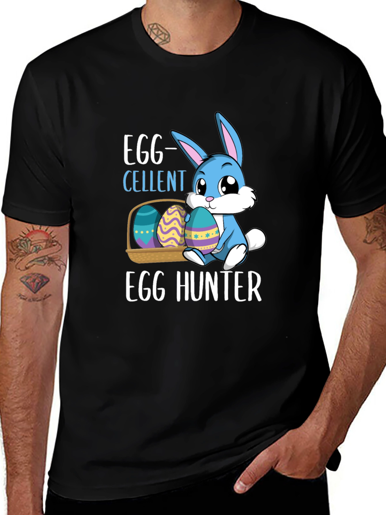 Variant 22 of Egg-cellent Easter Bunny Egg Hunter T-Shirt