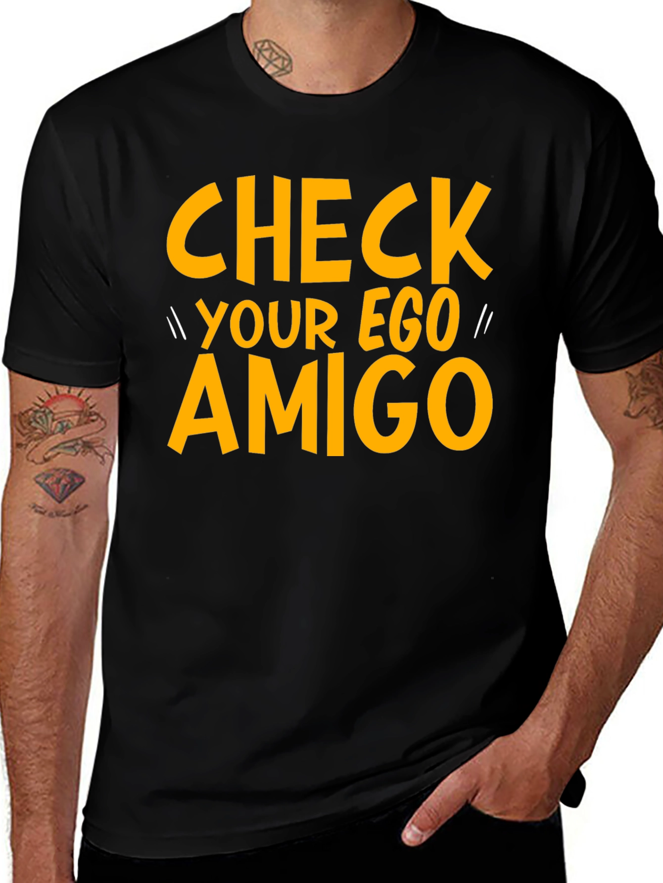 Variant 15 of Check Your Ego Amigo Graphic Tee