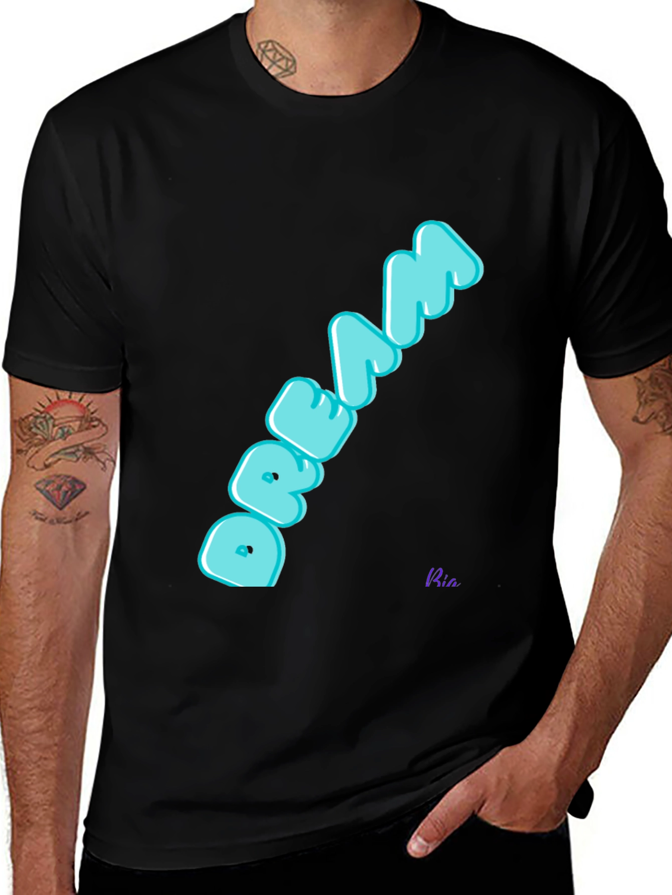 Variant 11 of Dream Black T-Shirt