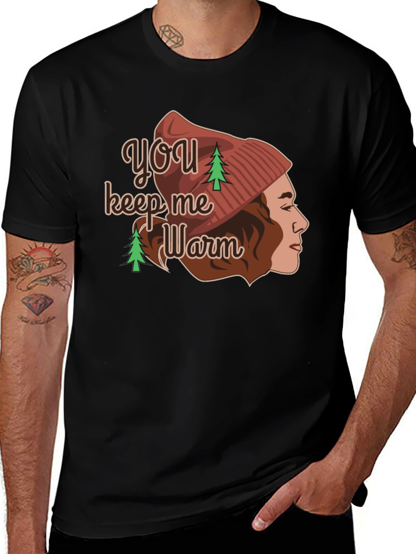 "You Keep Me Warm" Graphic T-Shirt