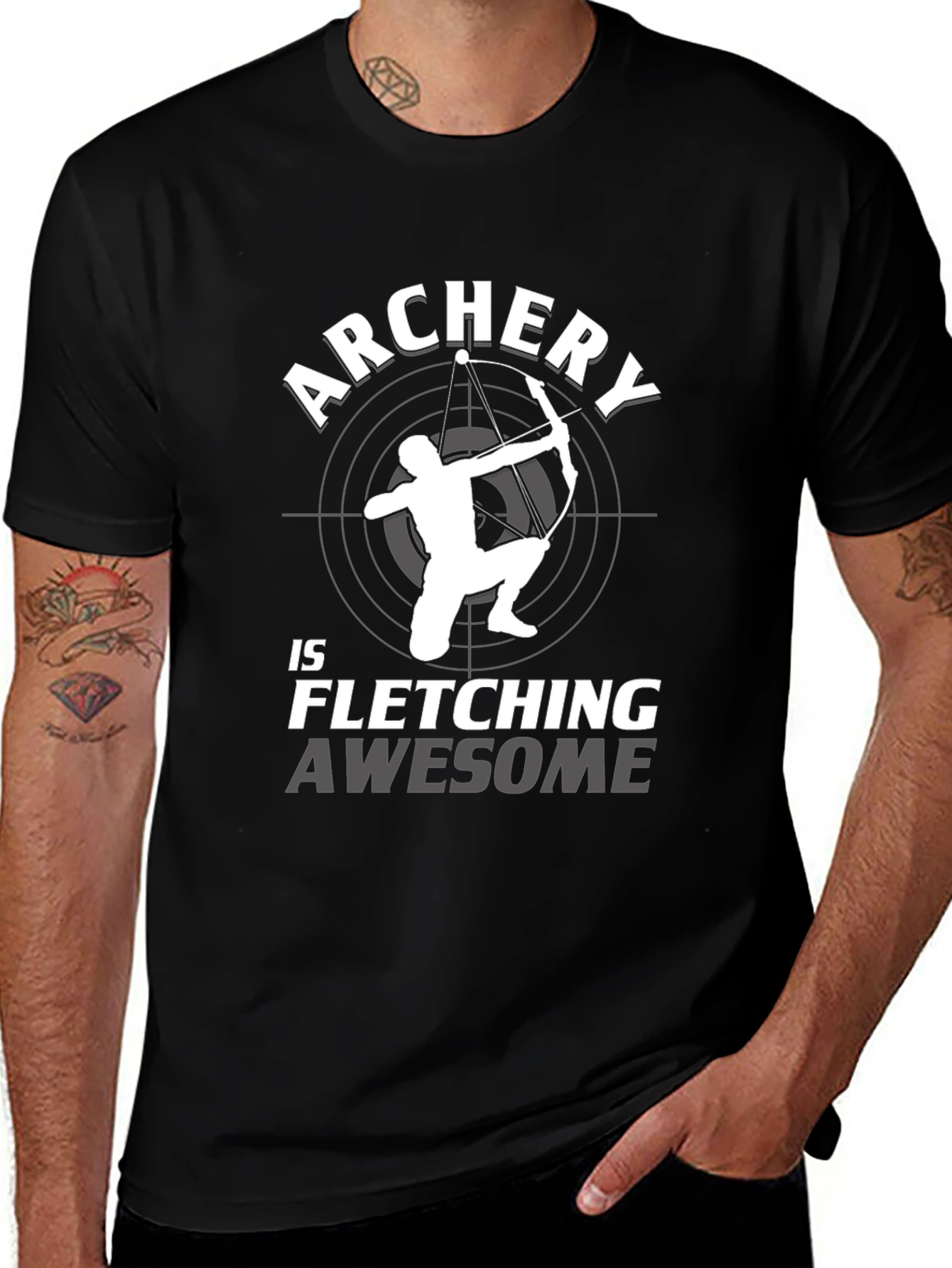 Variant 23 of Archery Is Fletching Awesome T-Shirt