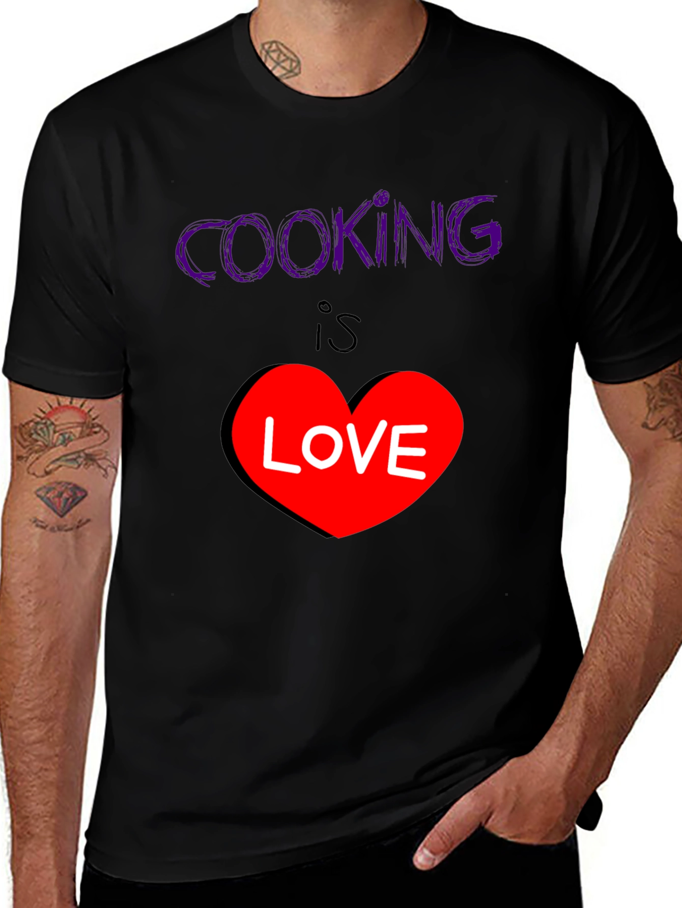 Variant 22 of Cooking is Love T-Shirt - Stylish Graphic Tee
