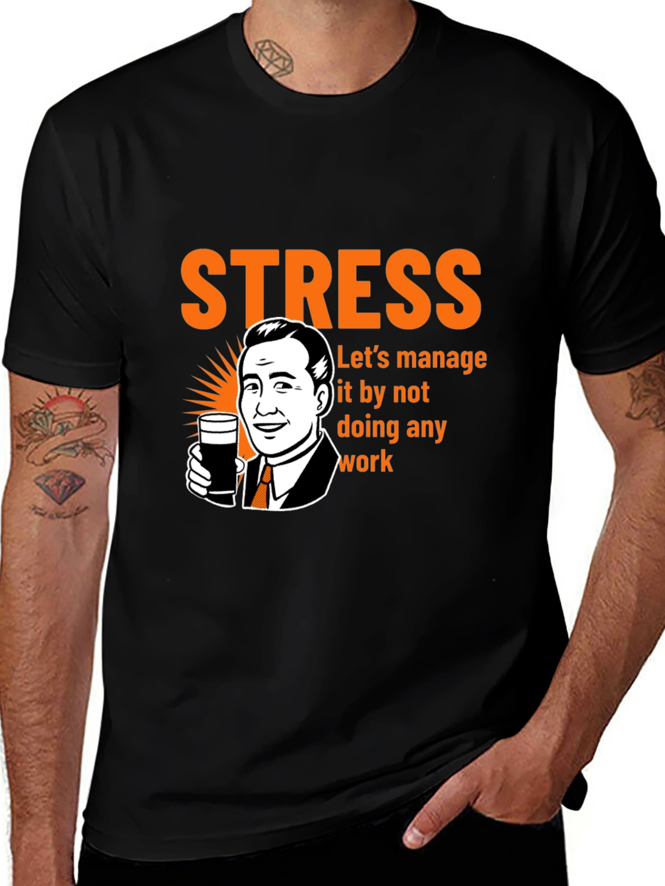 Variant 19 of Stress Management T-Shirt