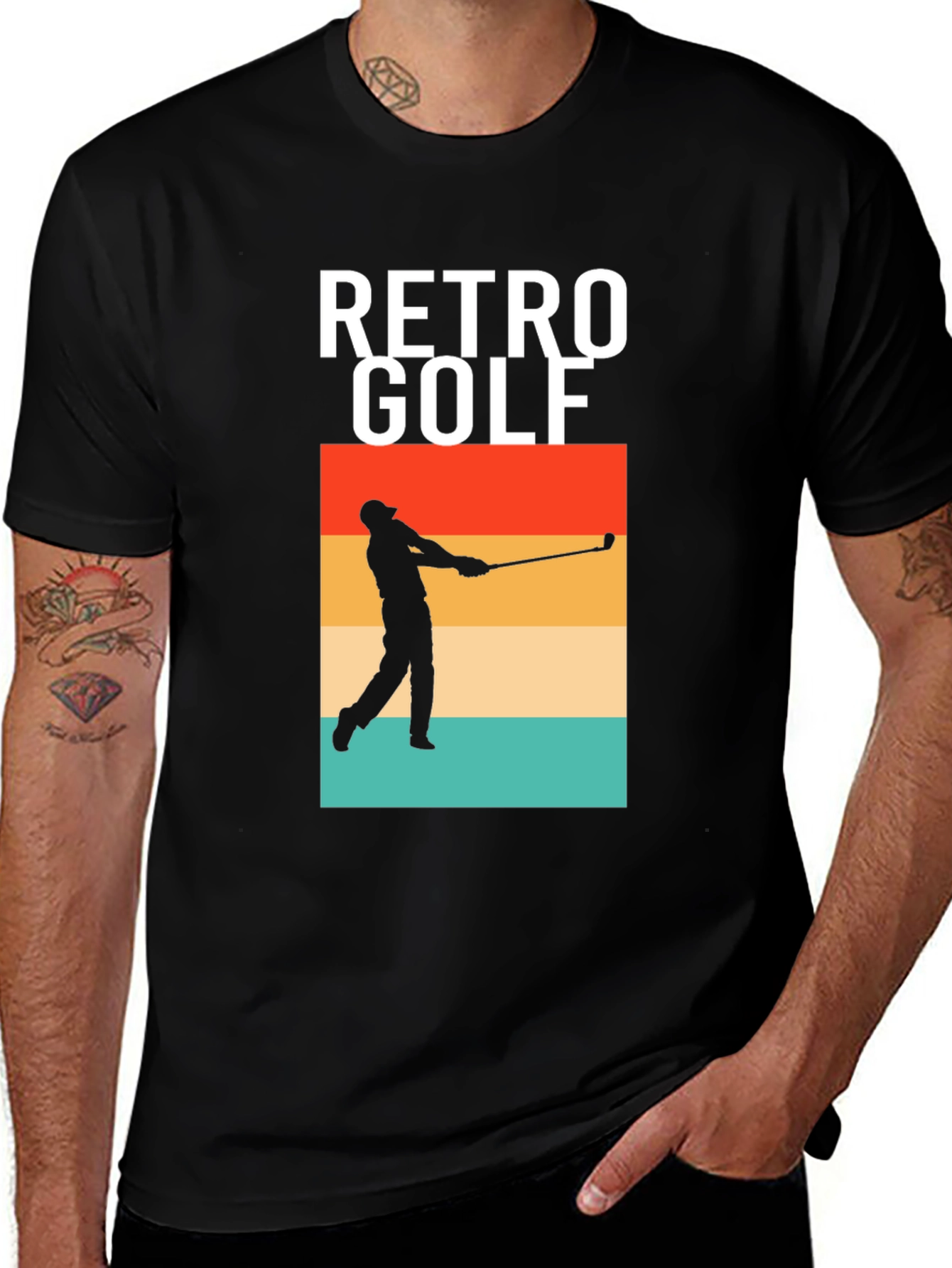 Variant 4 of Retro Golf Tee - Vintage Golfer T-Shirt