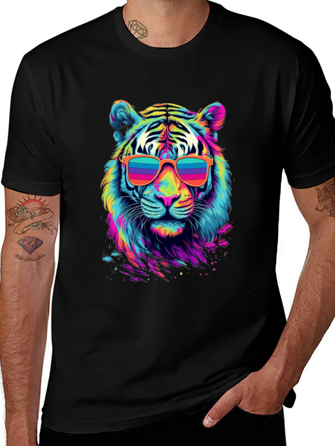 Variant 22 of Cool Tiger Graphic T-Shirt