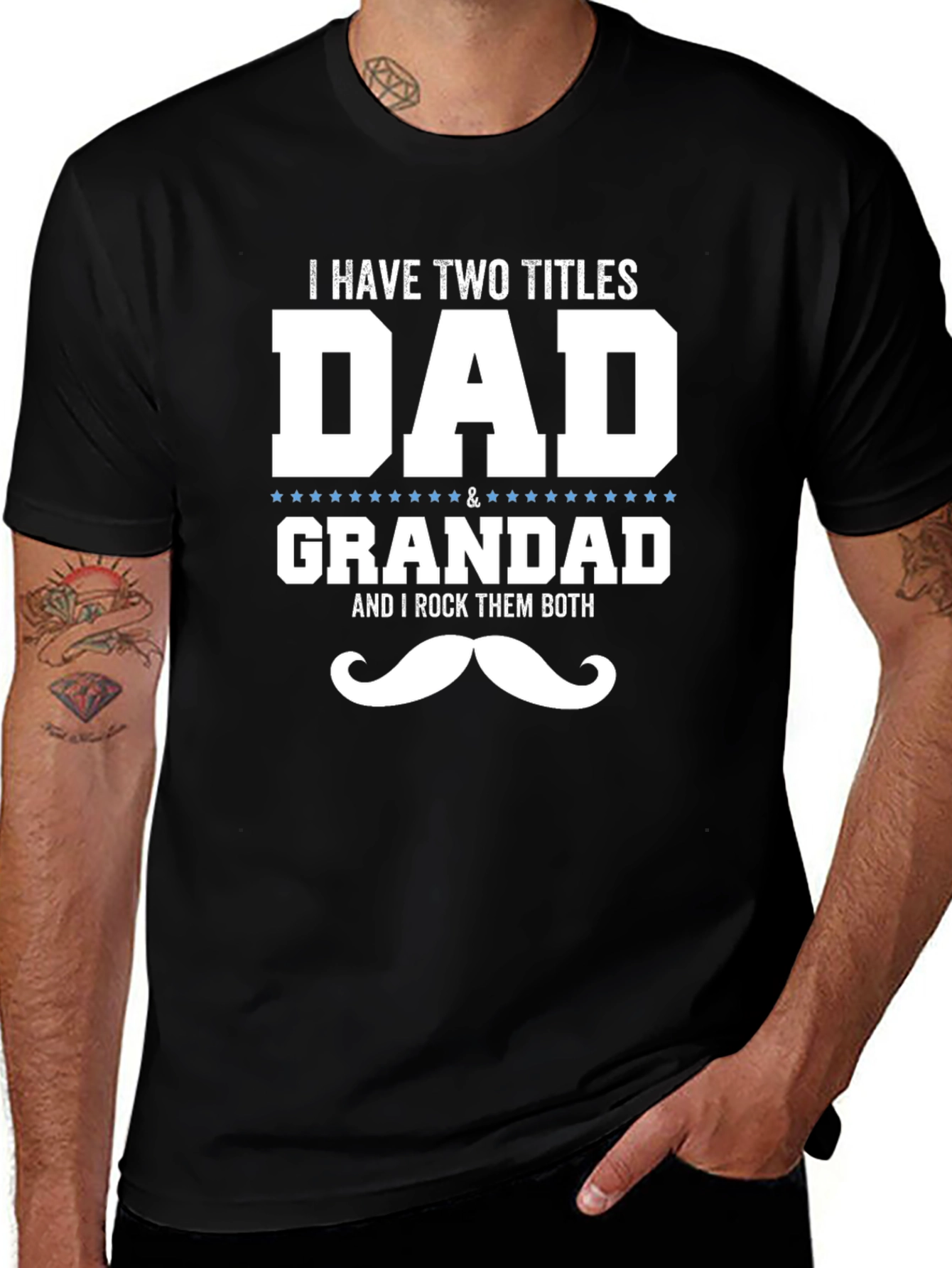 Dad & Grandad T-Shirt - I Rock Them Both!