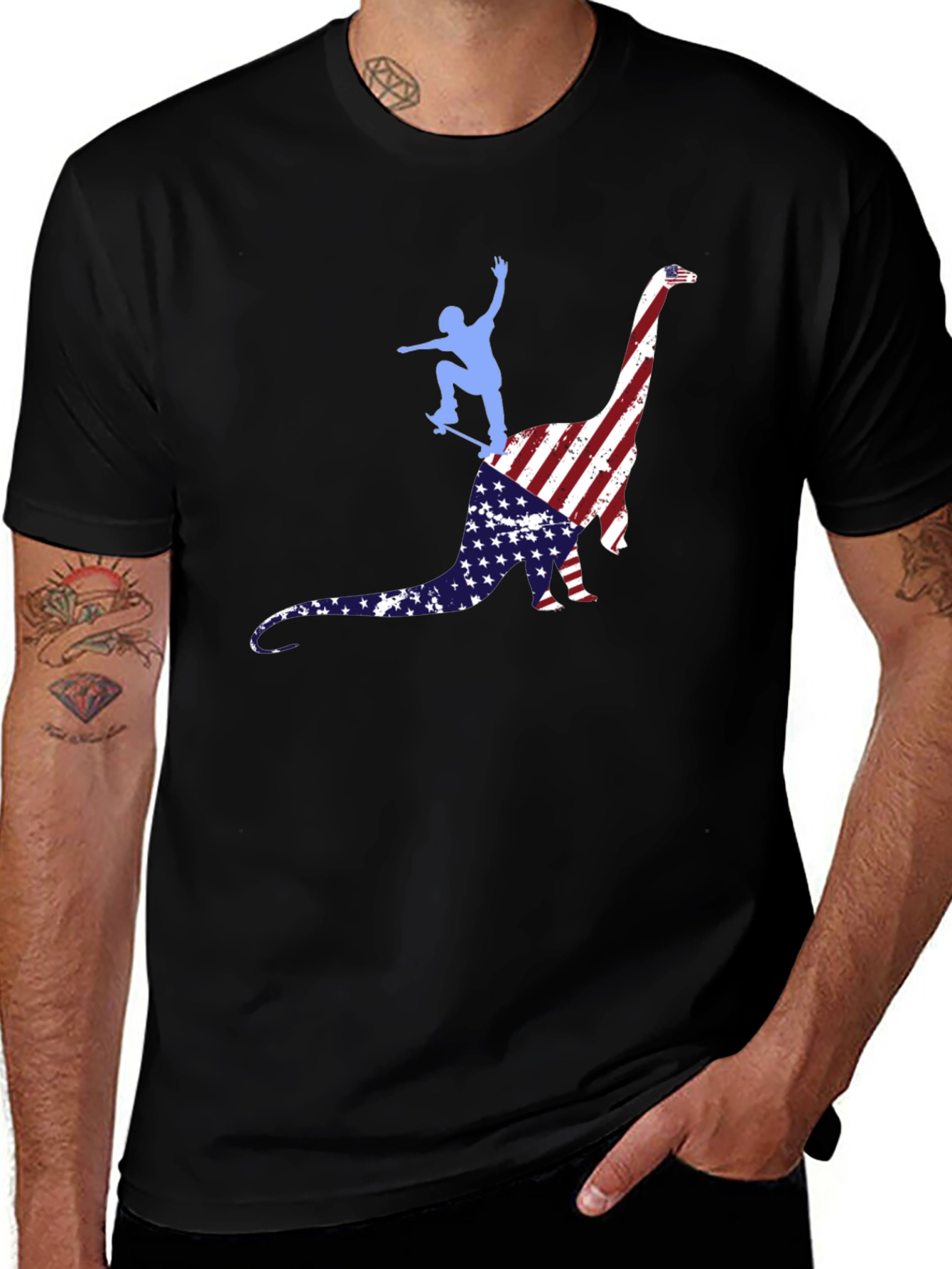 American Dino Skater T-Shirt