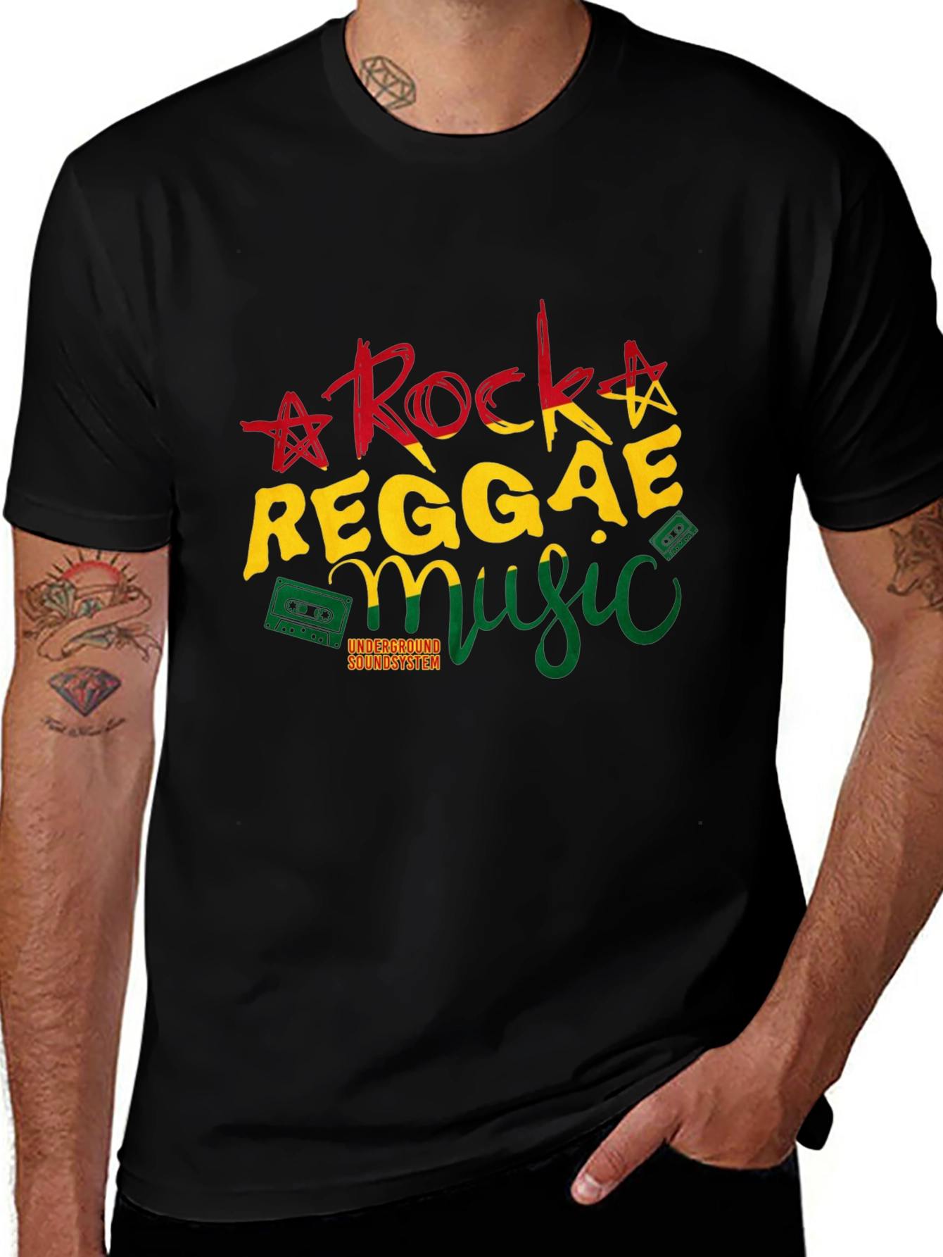 Variant 29 of Rock Reggae Music T-Shirt