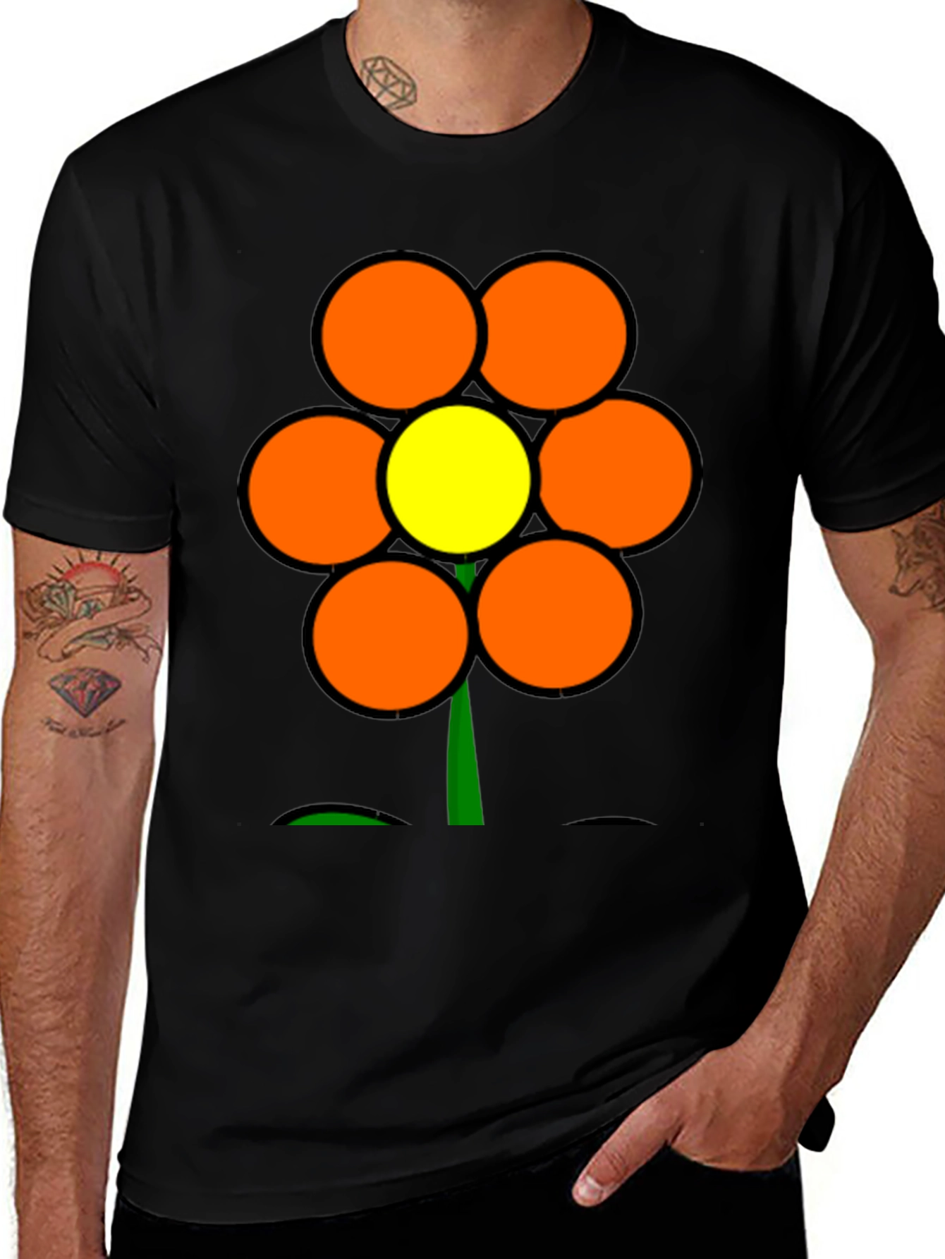 Variant 16 of Retro Flower Power T-Shirt - Groovy 70s Style