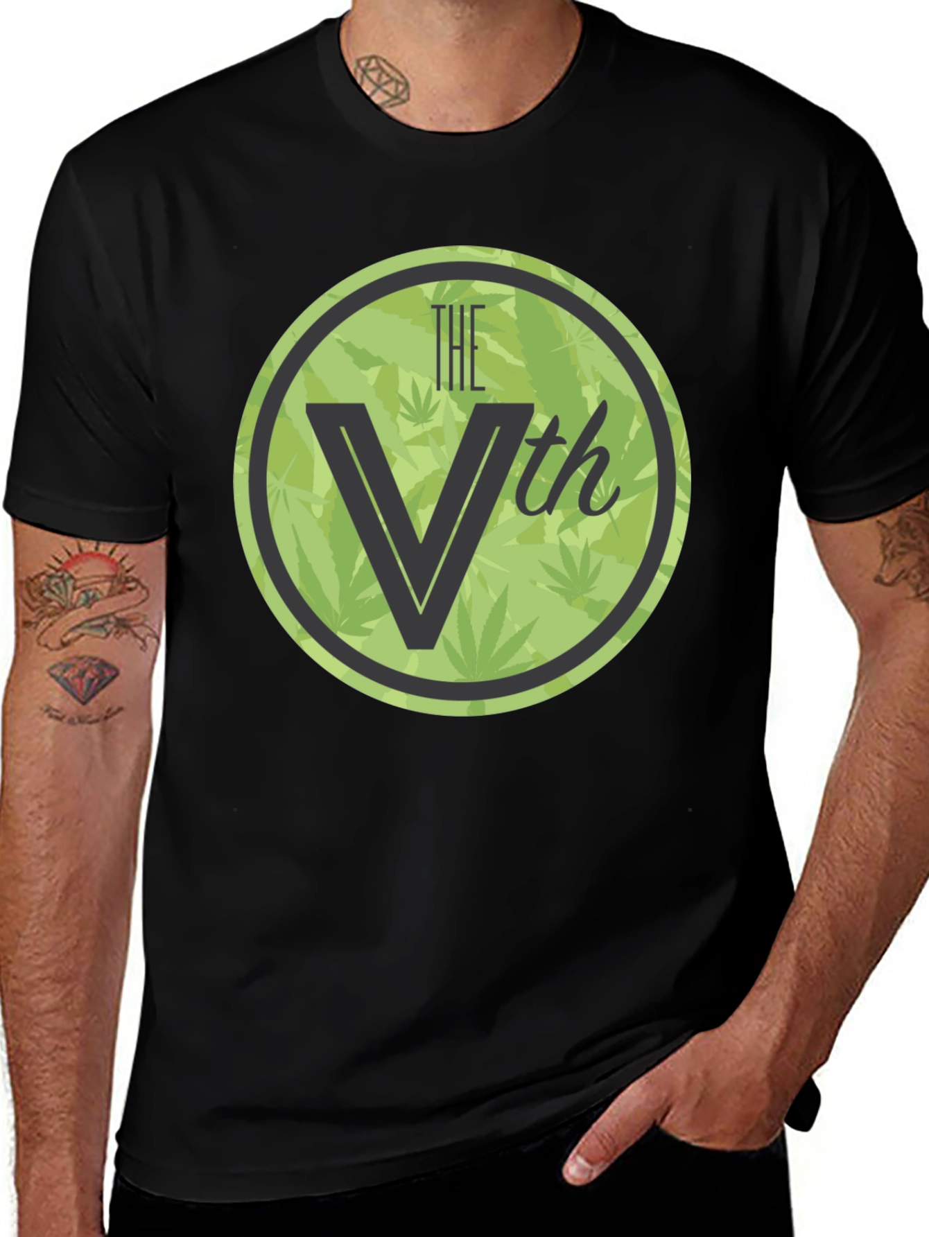 Variant 15 of The Vth - Cannabis Design T-Shirt