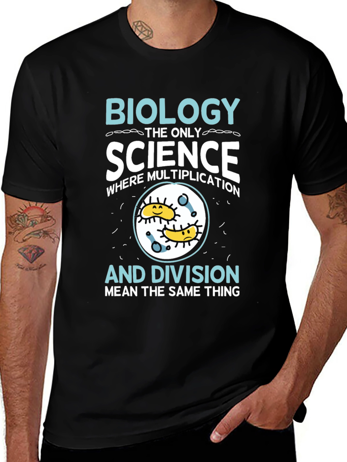 Variant 24 of Biology Multiplication & Division T-Shirt