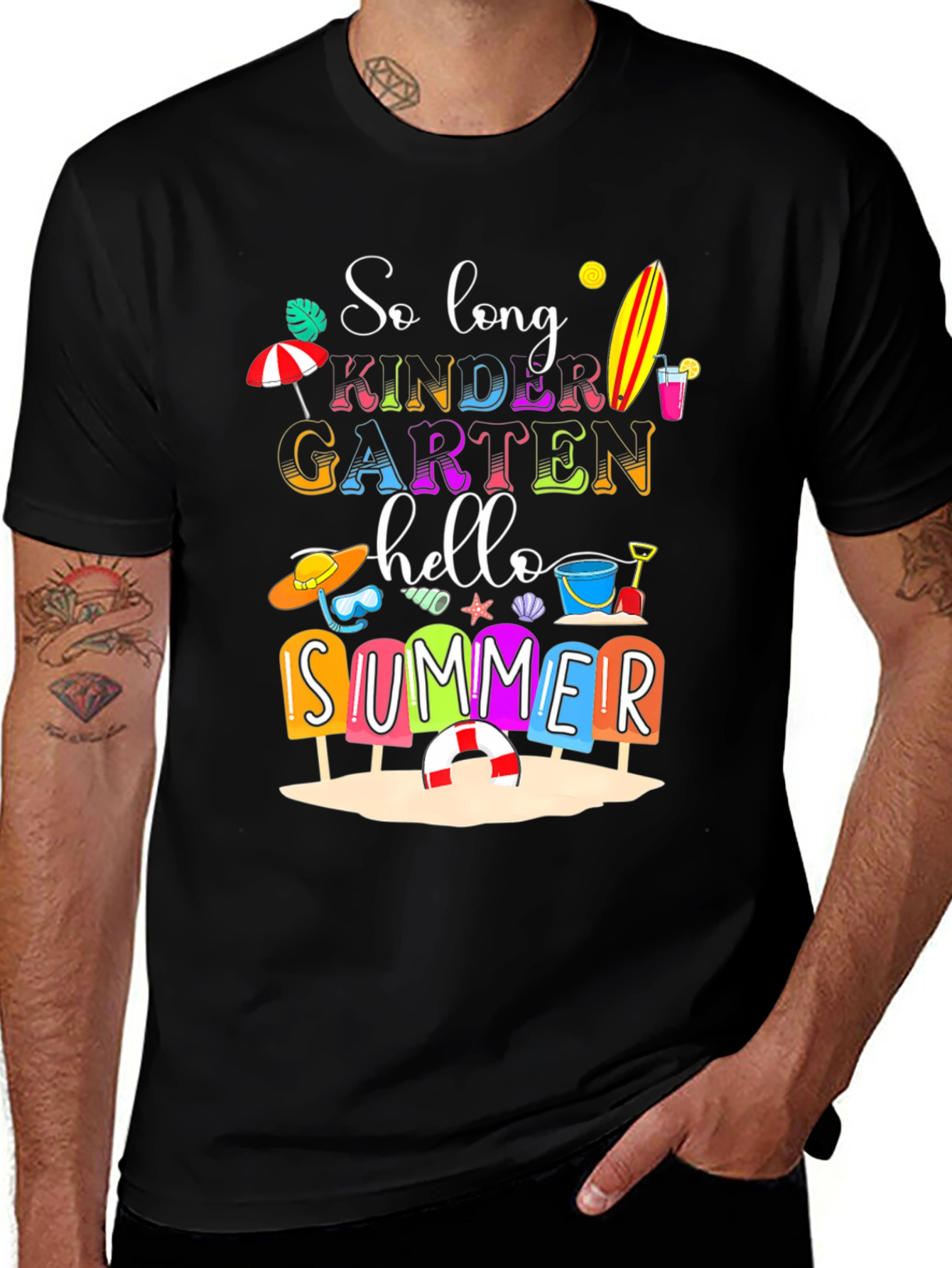 So Long Kindergarten Hello Summer T-Shirt