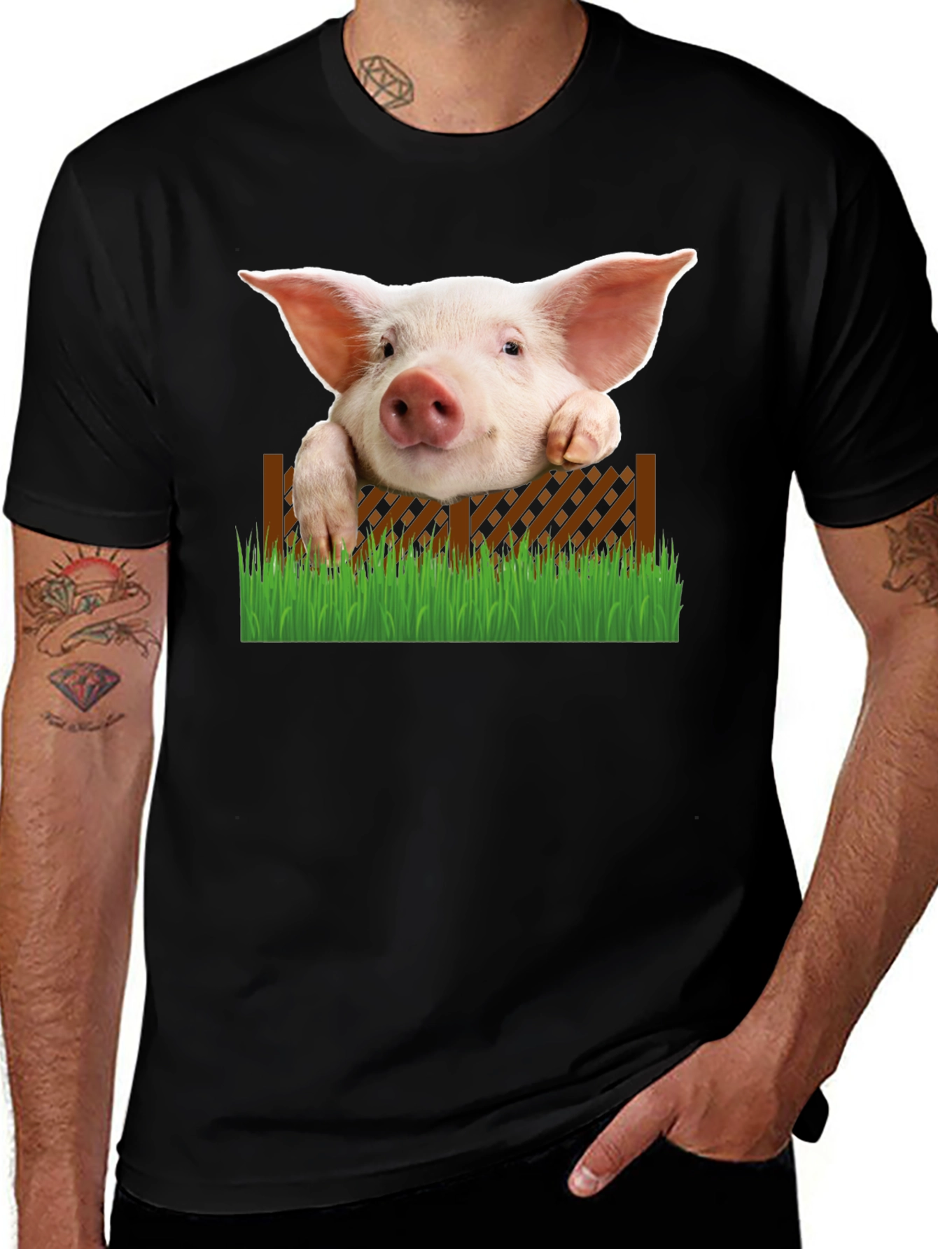 Cute Piglet T-Shirt - Farm Animal Tee