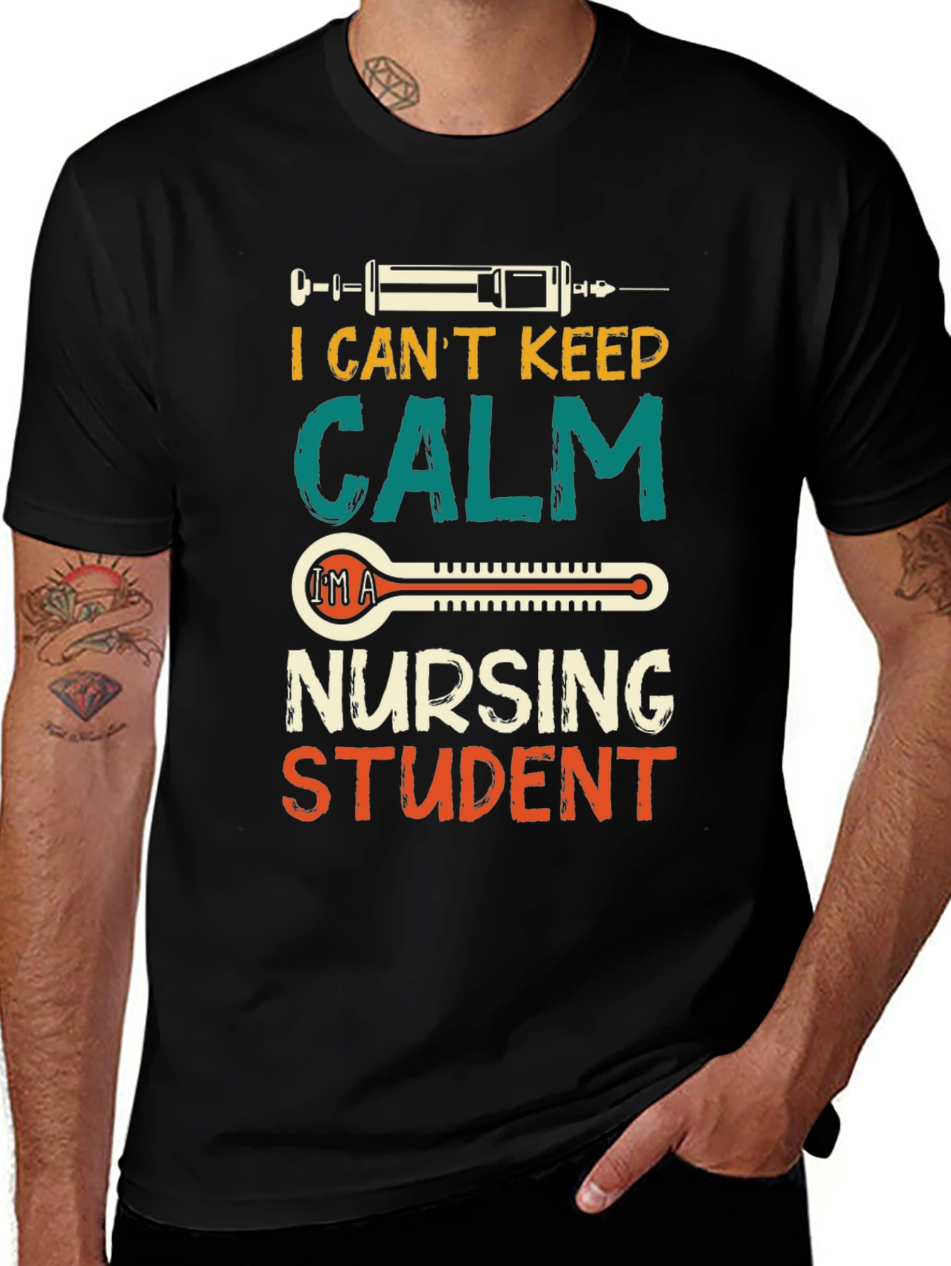 Variant 28 of I Can't Keep Calm Nursing Student Graphic Tee
