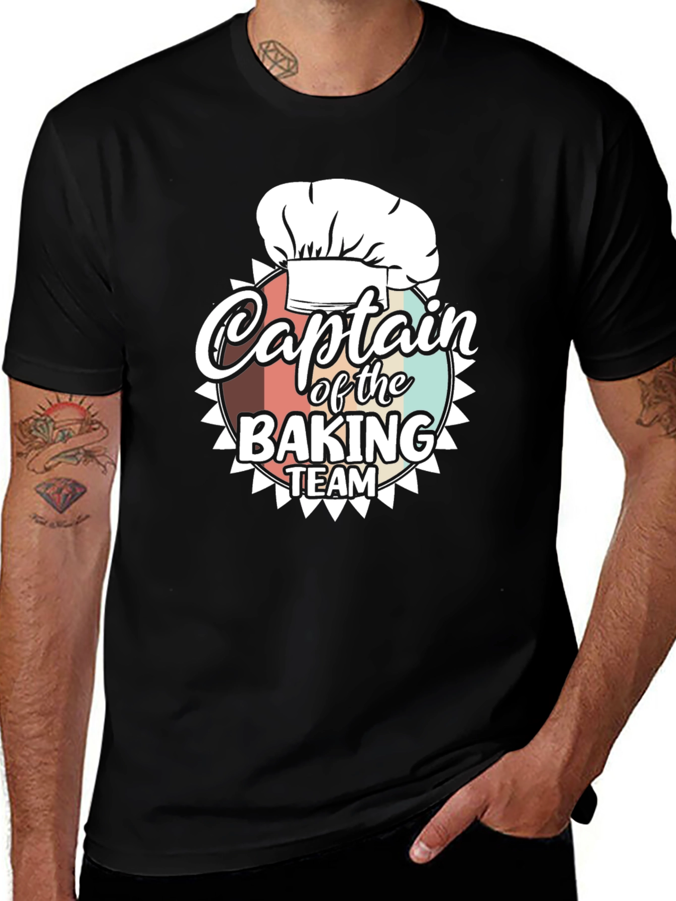Variant 16 of Captain of the Baking Team Graphic T-Shirt