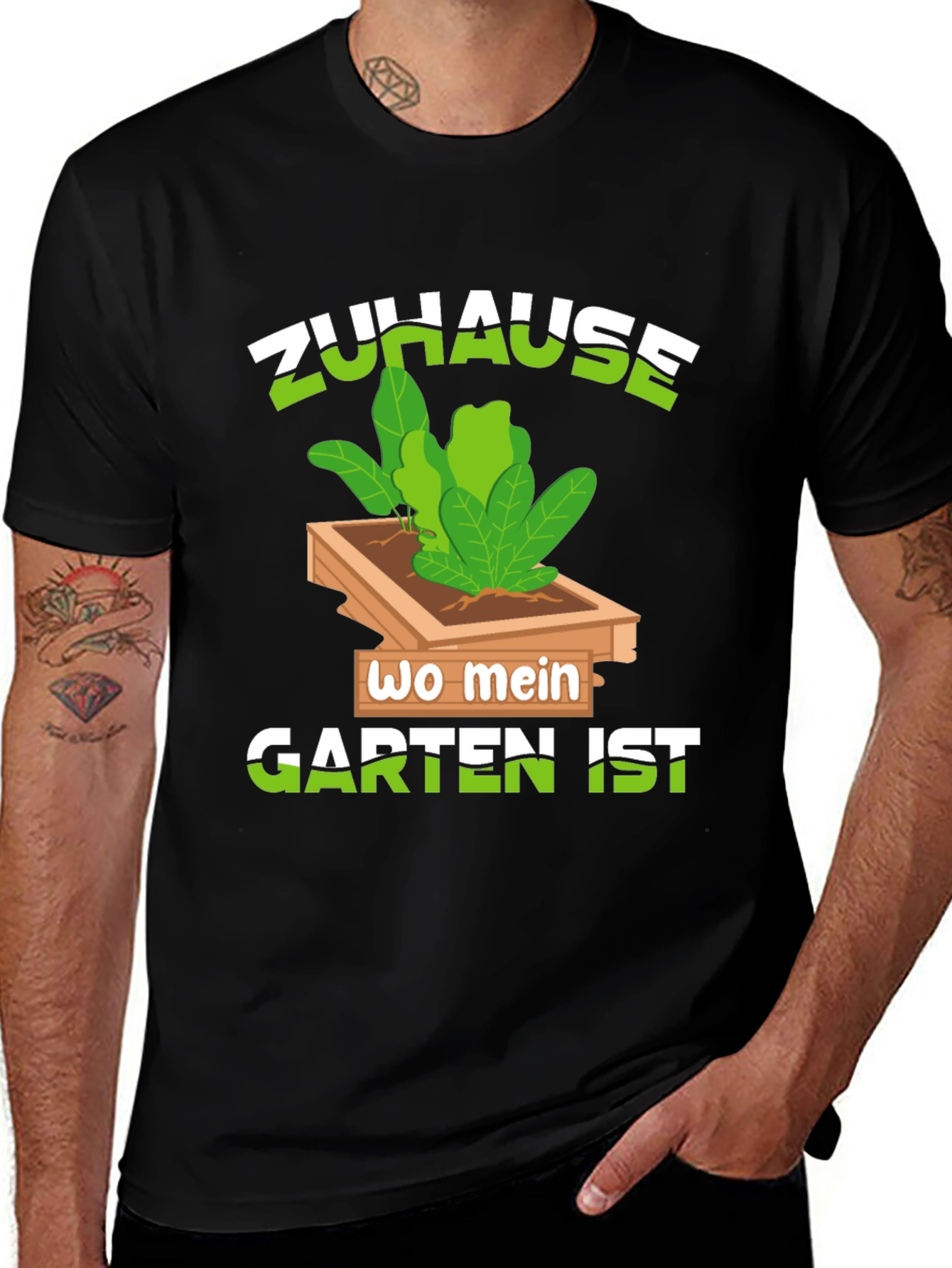 Variant 22 of Gardener's T-Shirt: My Garden Is My Home