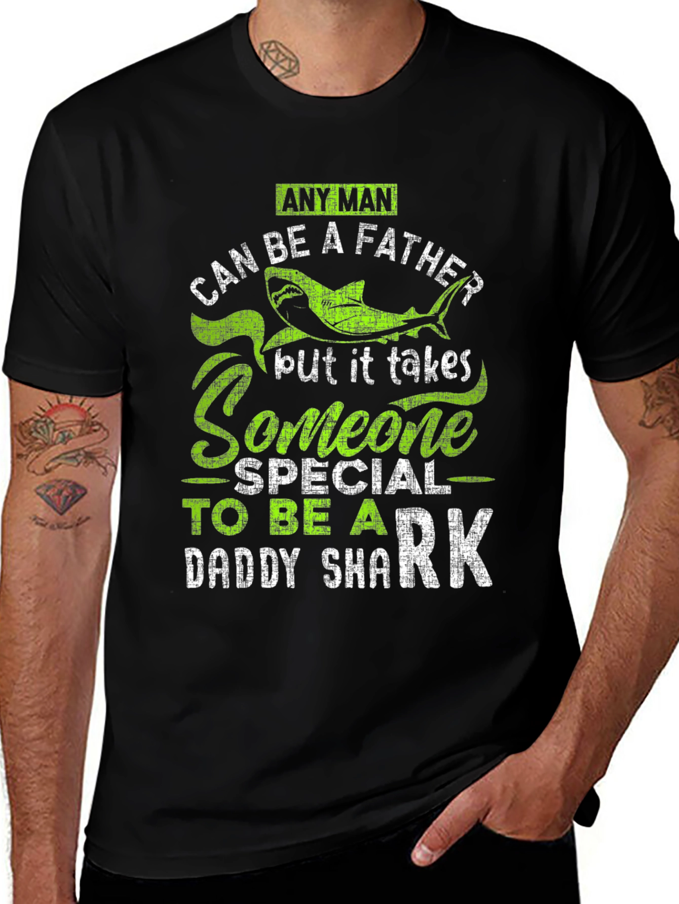 Variant 13 of Daddy Shark Men's Graphic Tee