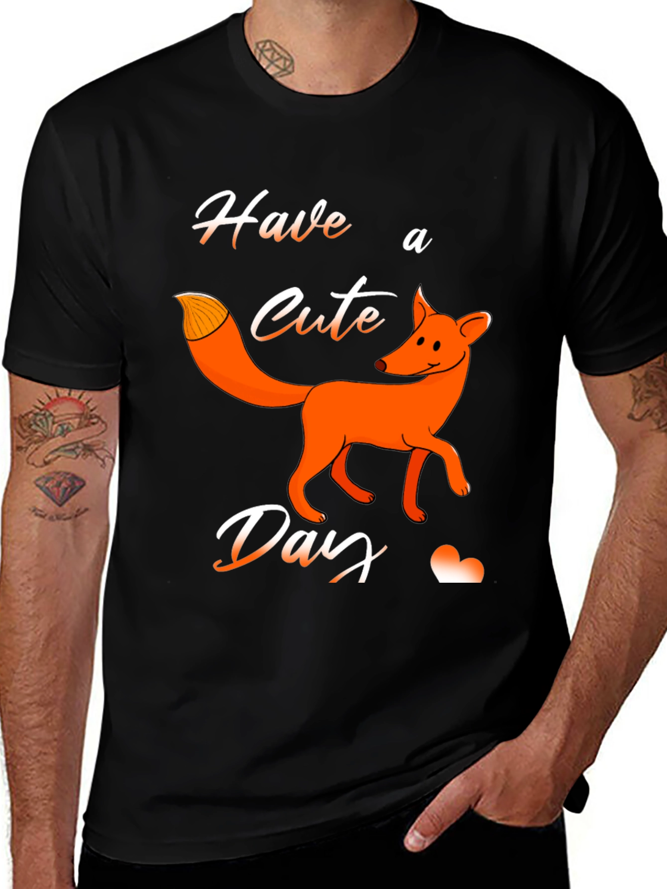 Variant 14 of Cute Fox Day T-Shirt - Fun Animal Graphic Tee