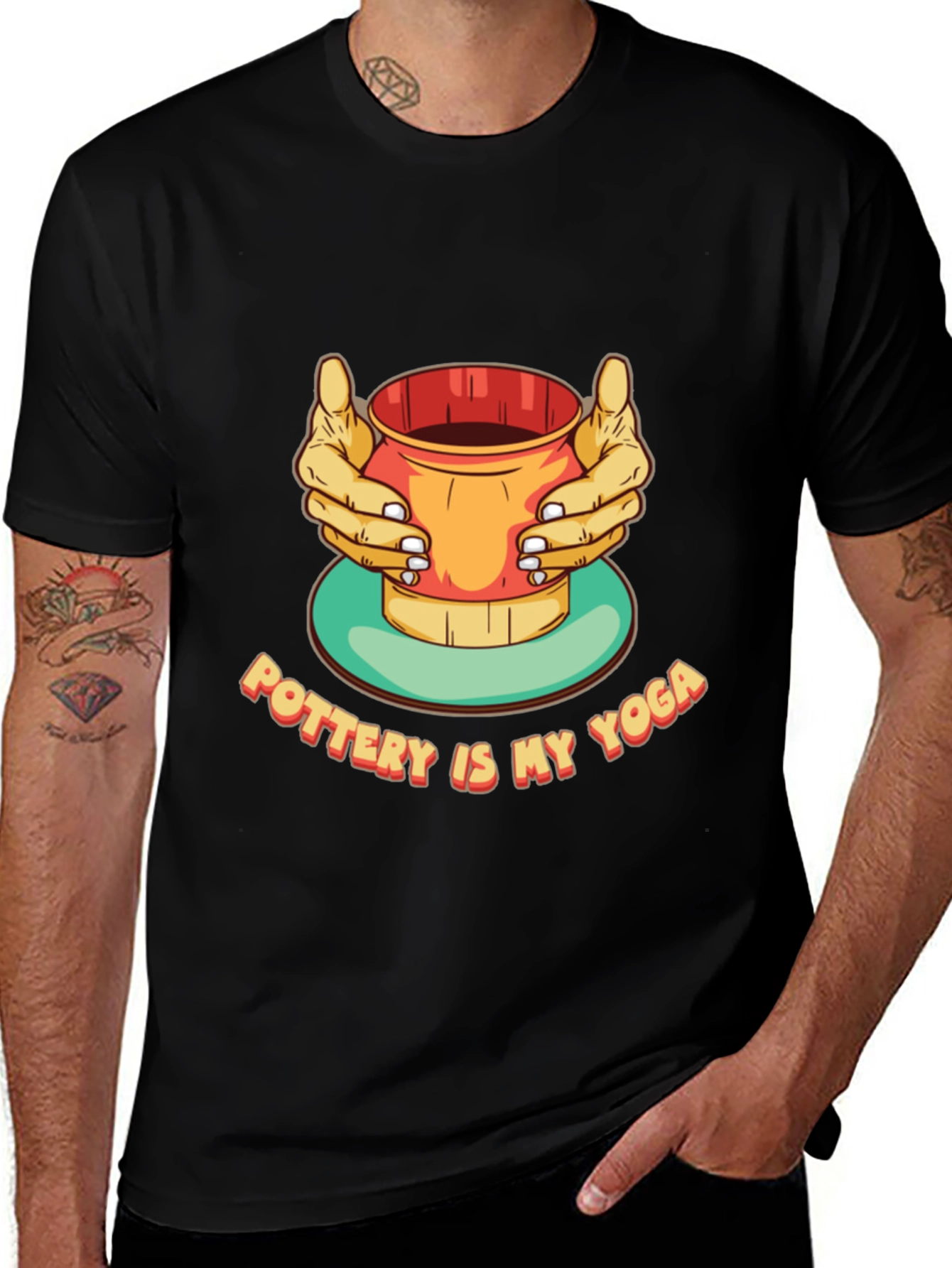 Variant 24 of Pottery is My Yoga Graphic Tee