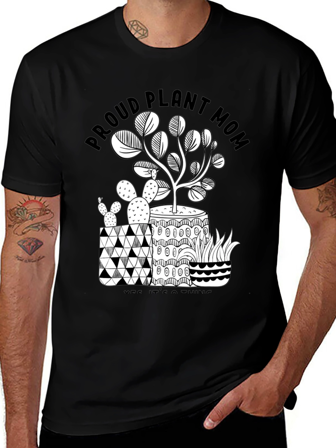 Variant 20 of Proud Plant Mom Graphic T-Shirt