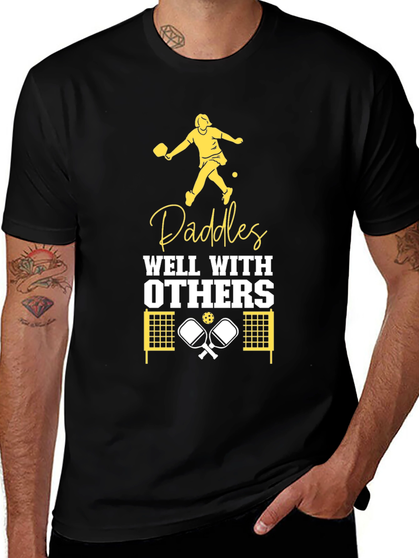 Variant 6 of Paddles Well With Others Graphic Tee