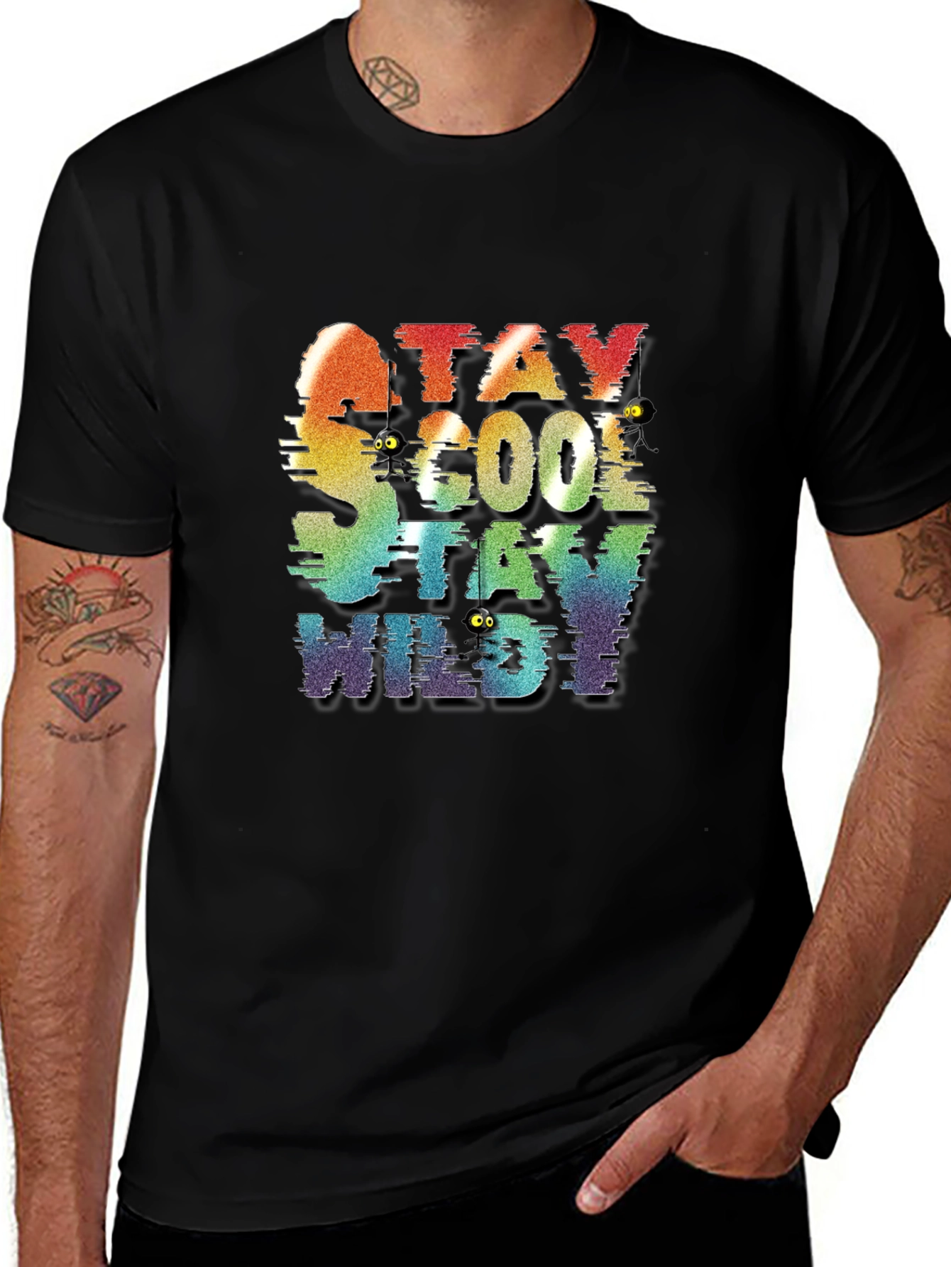 Variant 17 of Stay Cool Stay Wild Graphic Tee