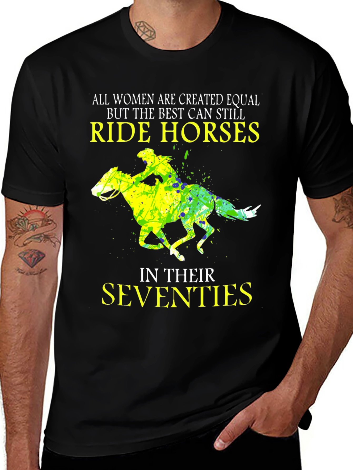 Variant 4 of Horse Riding Women's Graphic Tee