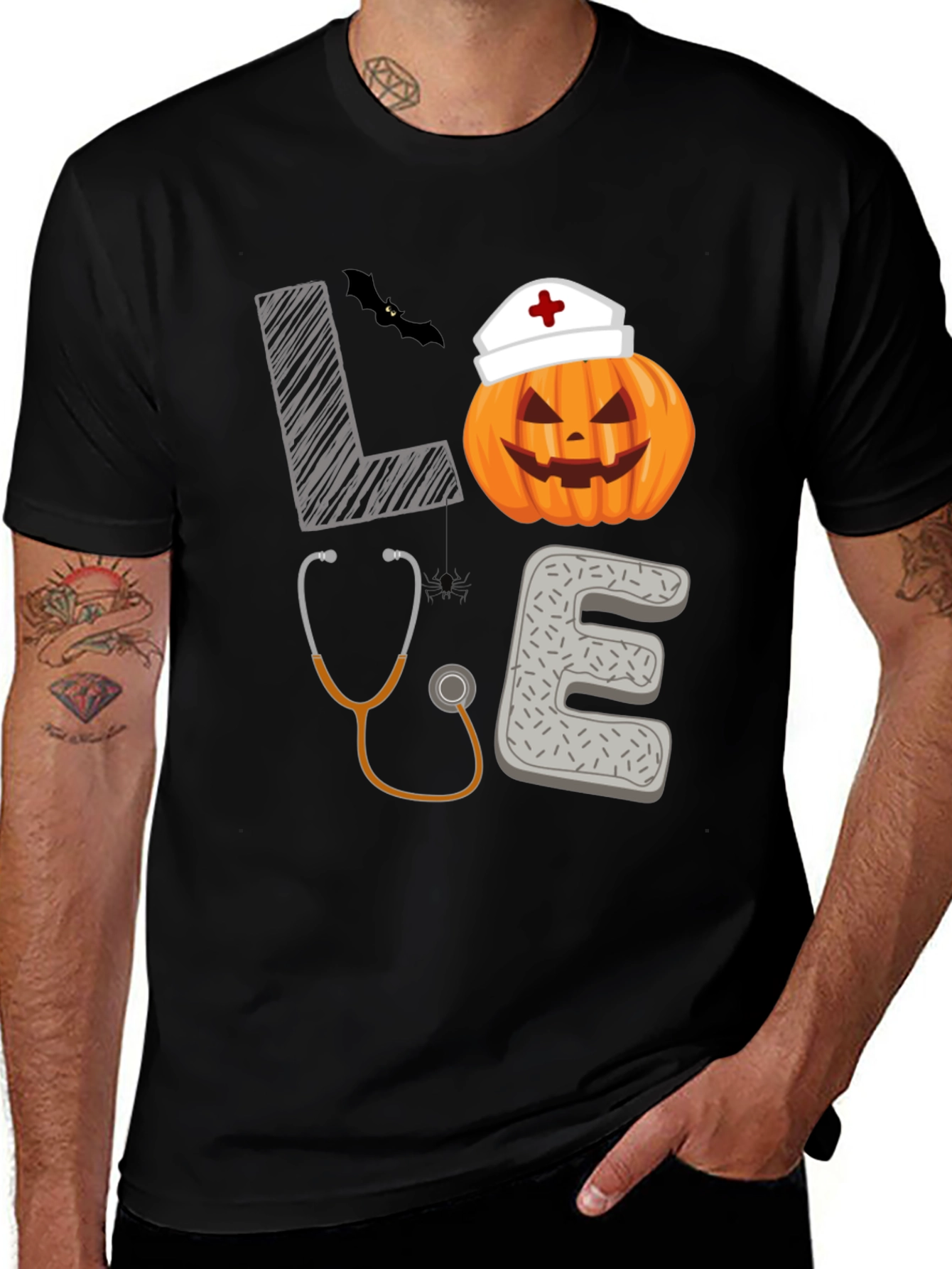 Variant 25 of Nurse Halloween Pumpkin T-Shirt