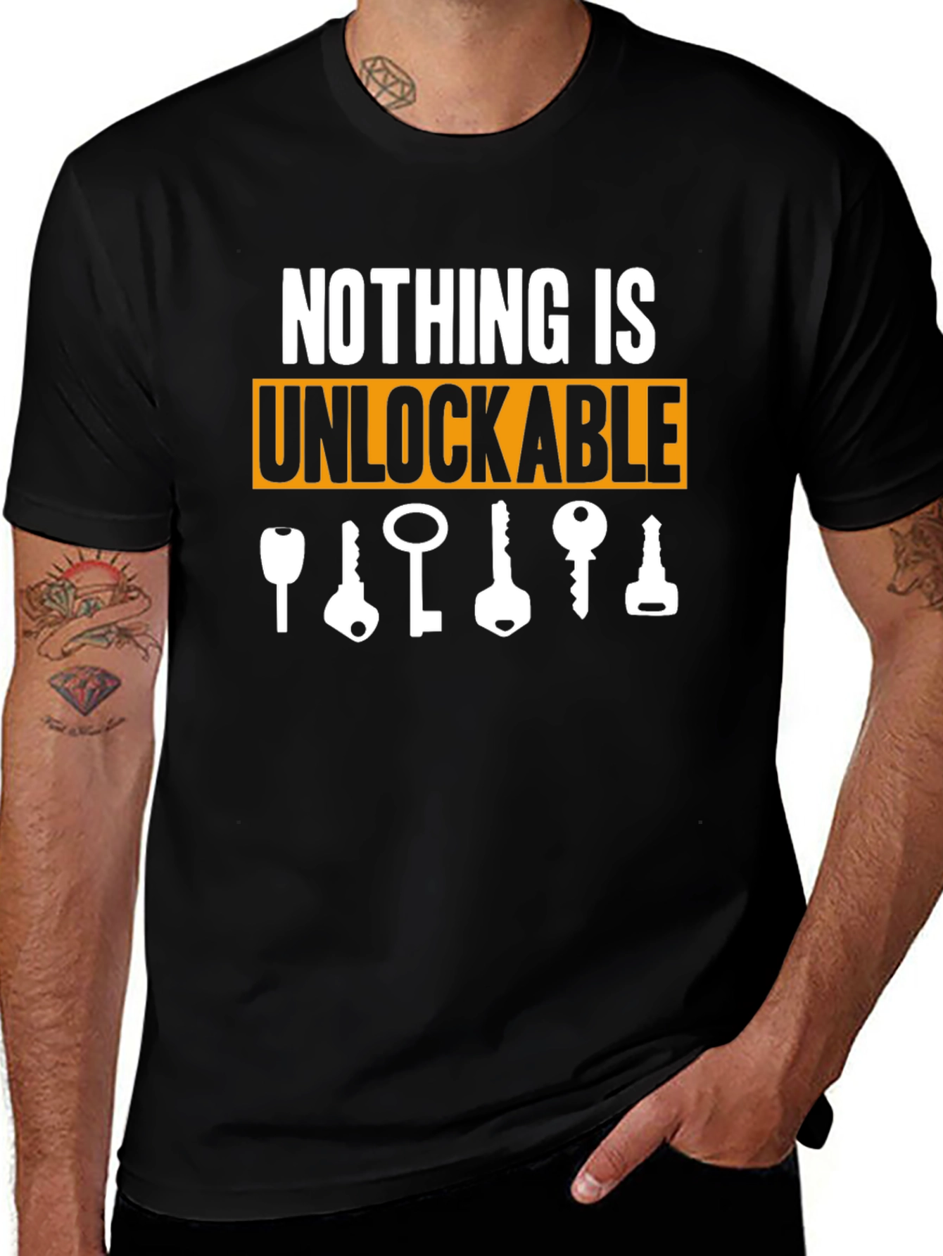 Variant 18 of Nothing is Unlockable Graphic Tee