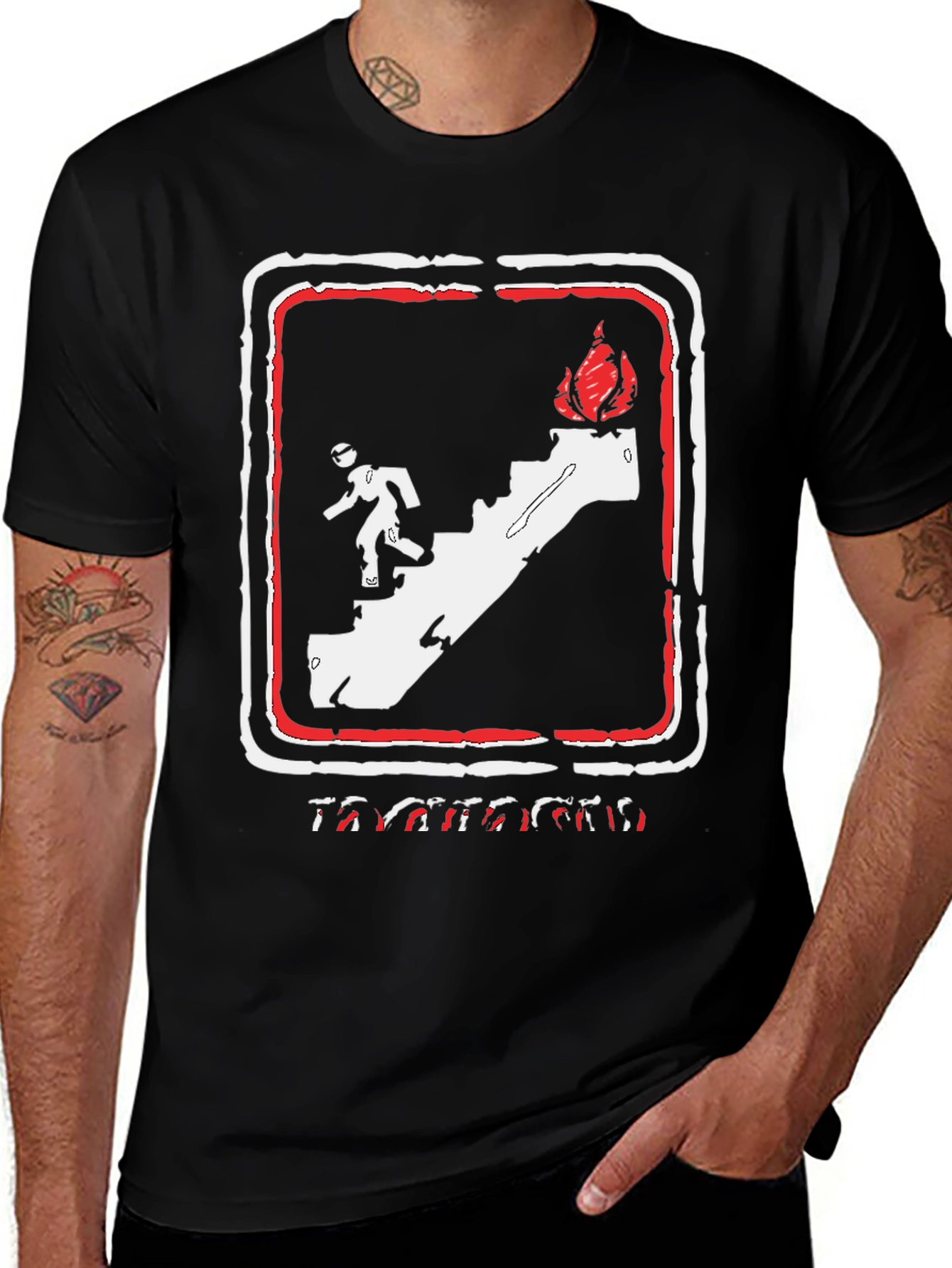 Variant 24 of Stairway to Danger Graphic Tee