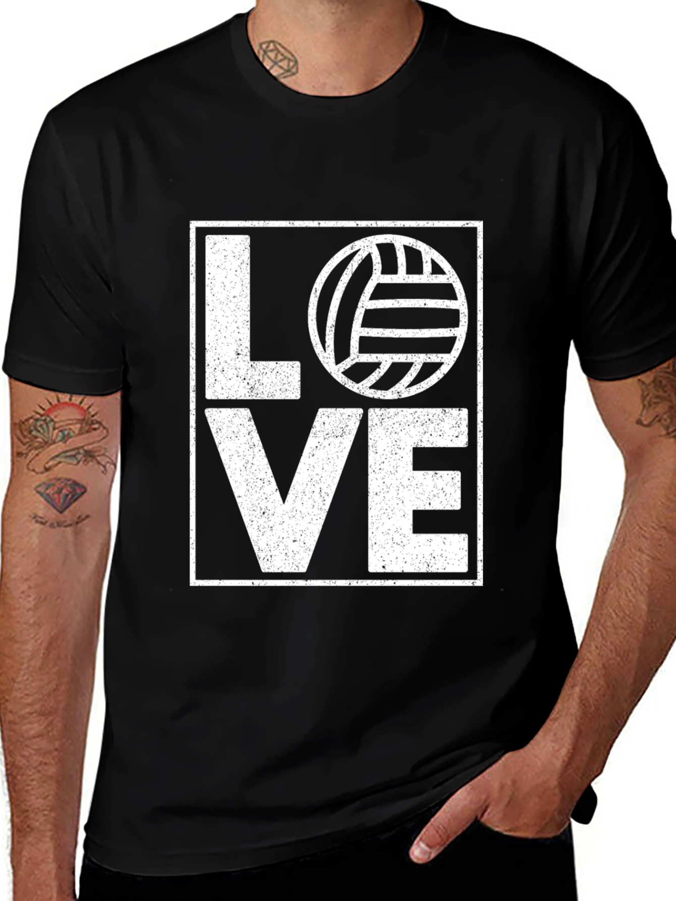 Variant 12 of Volleyball Love Graphic T-Shirt - Sporty Casual Tee