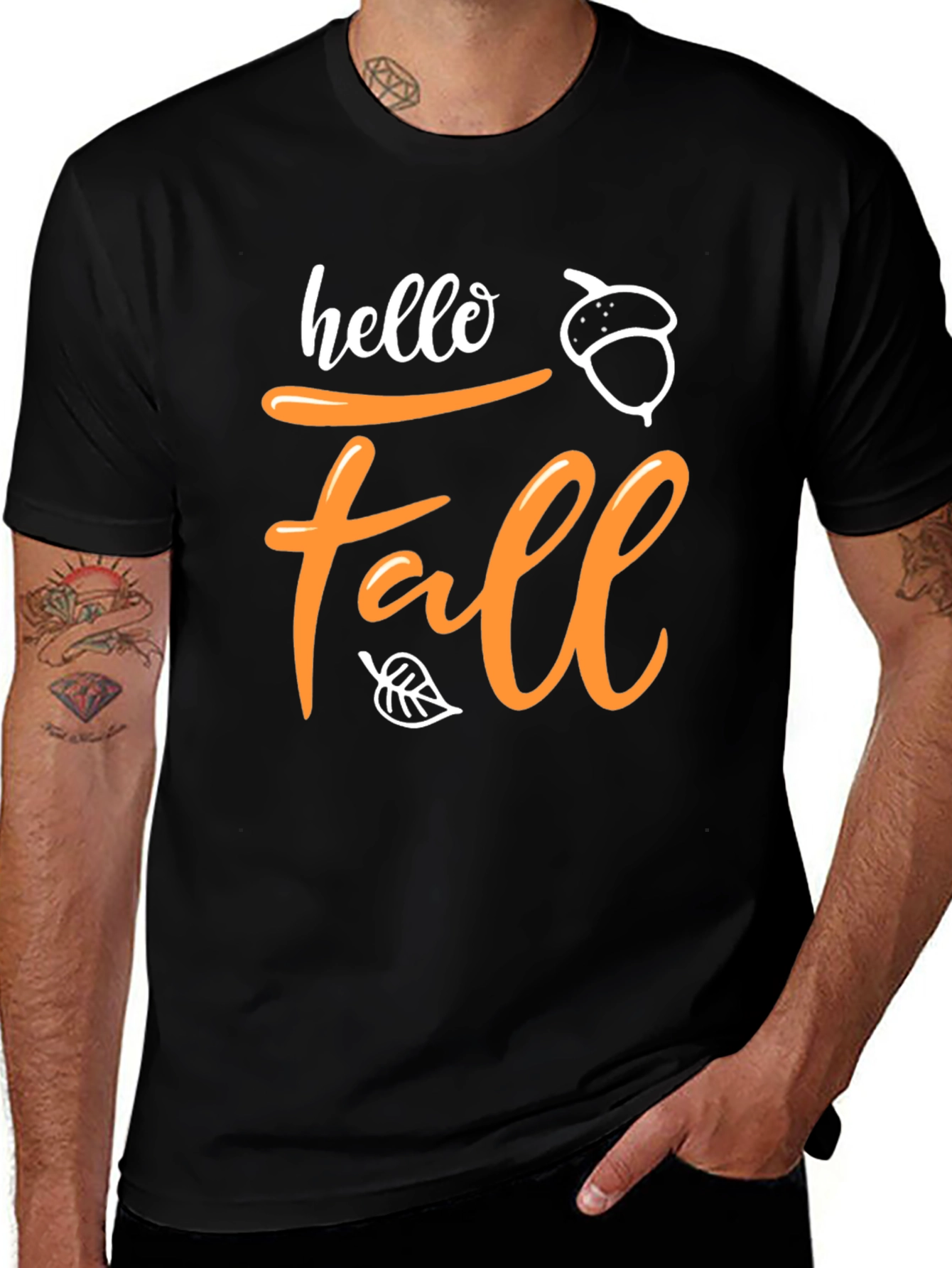 Hello Fall T-Shirt | Seasonal Graphic Tee