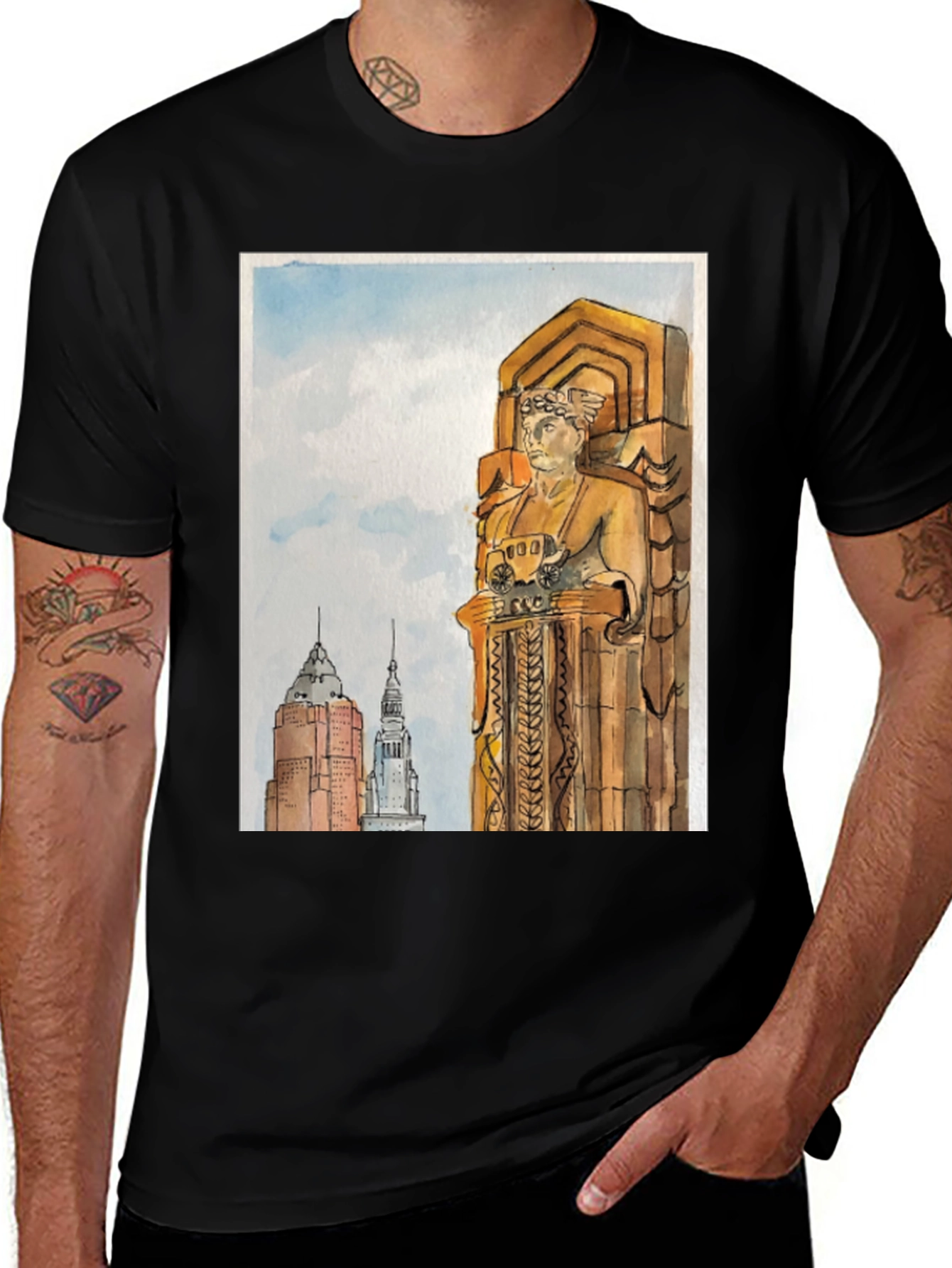 Cleveland Ohio Guardian T-Shirt