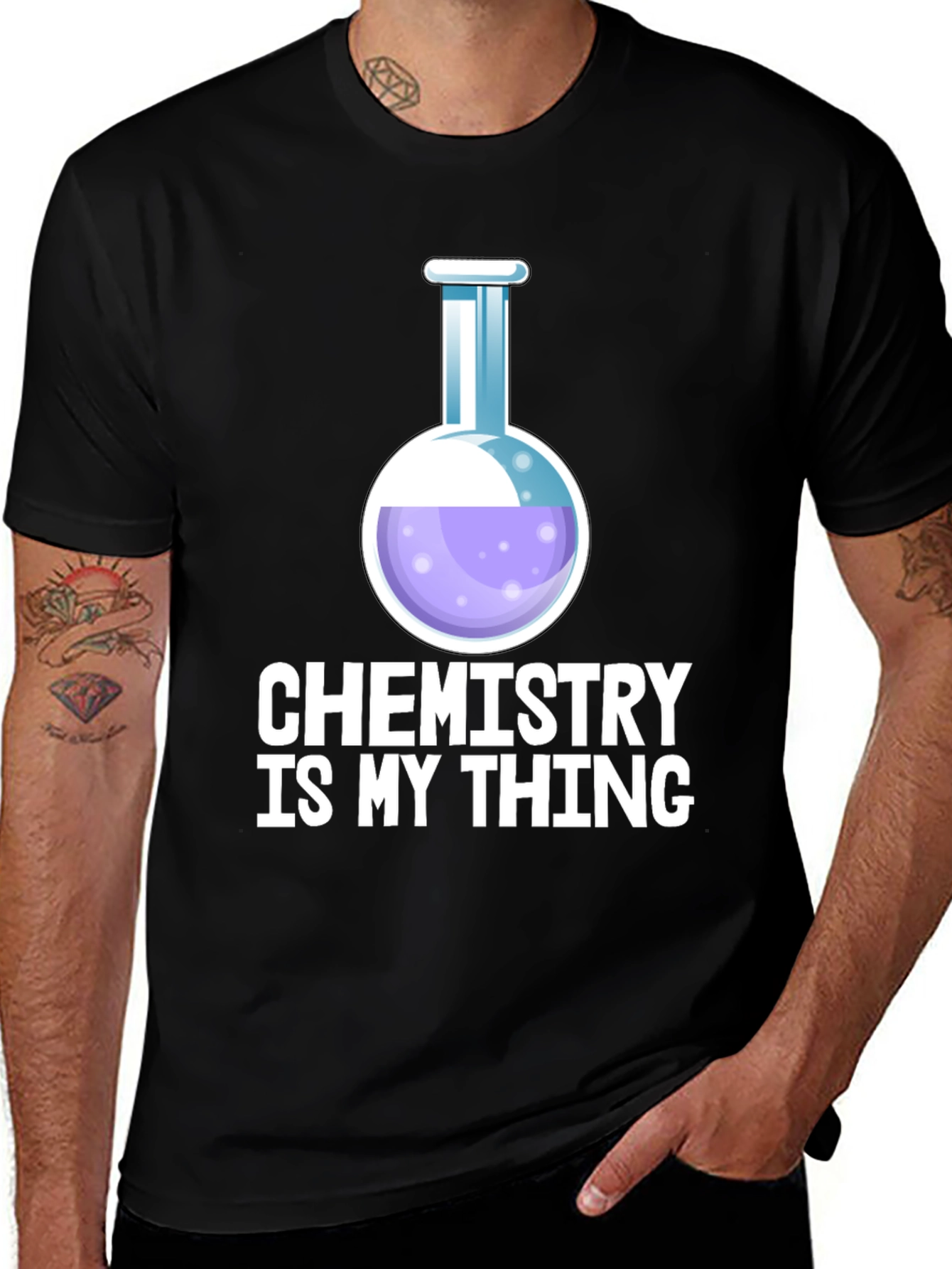 Chemistry Is My Thing Black T-Shirt