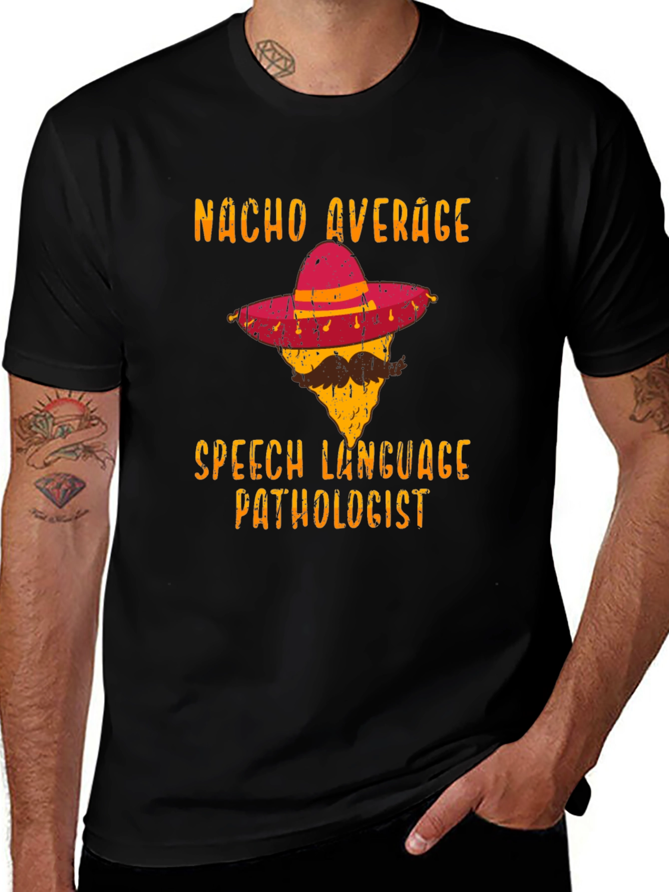 Variant 23 of Nacho Average Speech Language Pathologist T-Shirt