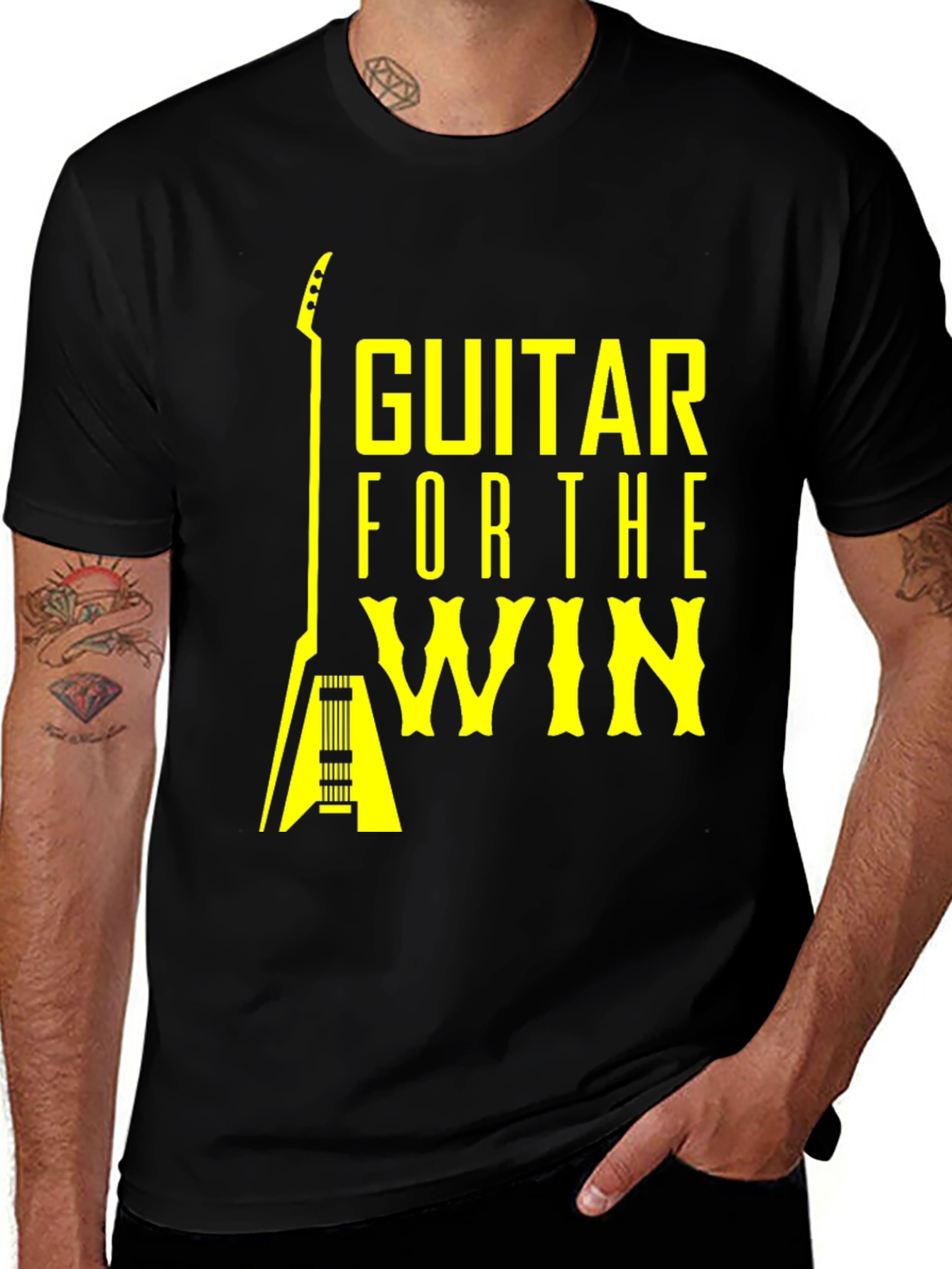 Variant 9 of Guitar For The Win Graphic Tee