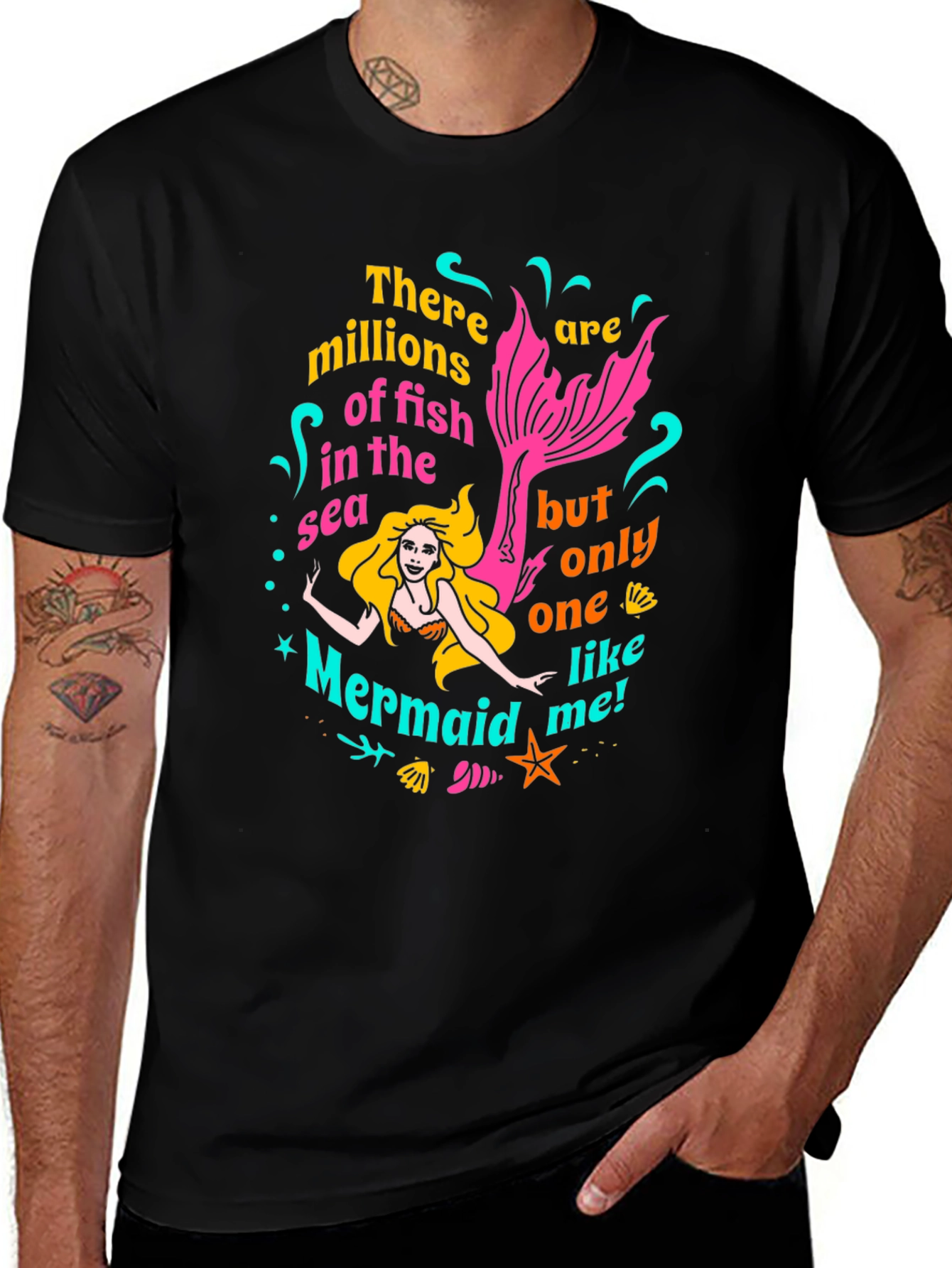 Variant 30 of Mermaid T-Shirt: Millions of Fish, Only One Me