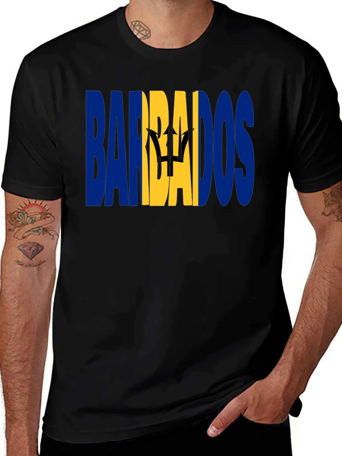 Barbados Flag T-Shirt | Bajan Pride Tee