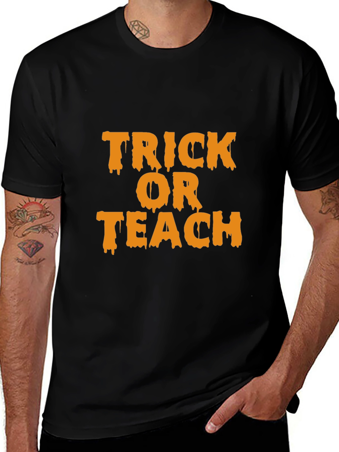 Trick or Teach Halloween Teacher T-Shirt