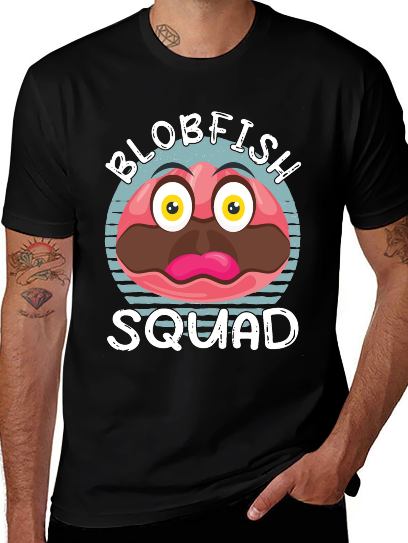 Variant 9 of Blobfish Squad Graphic T-Shirt