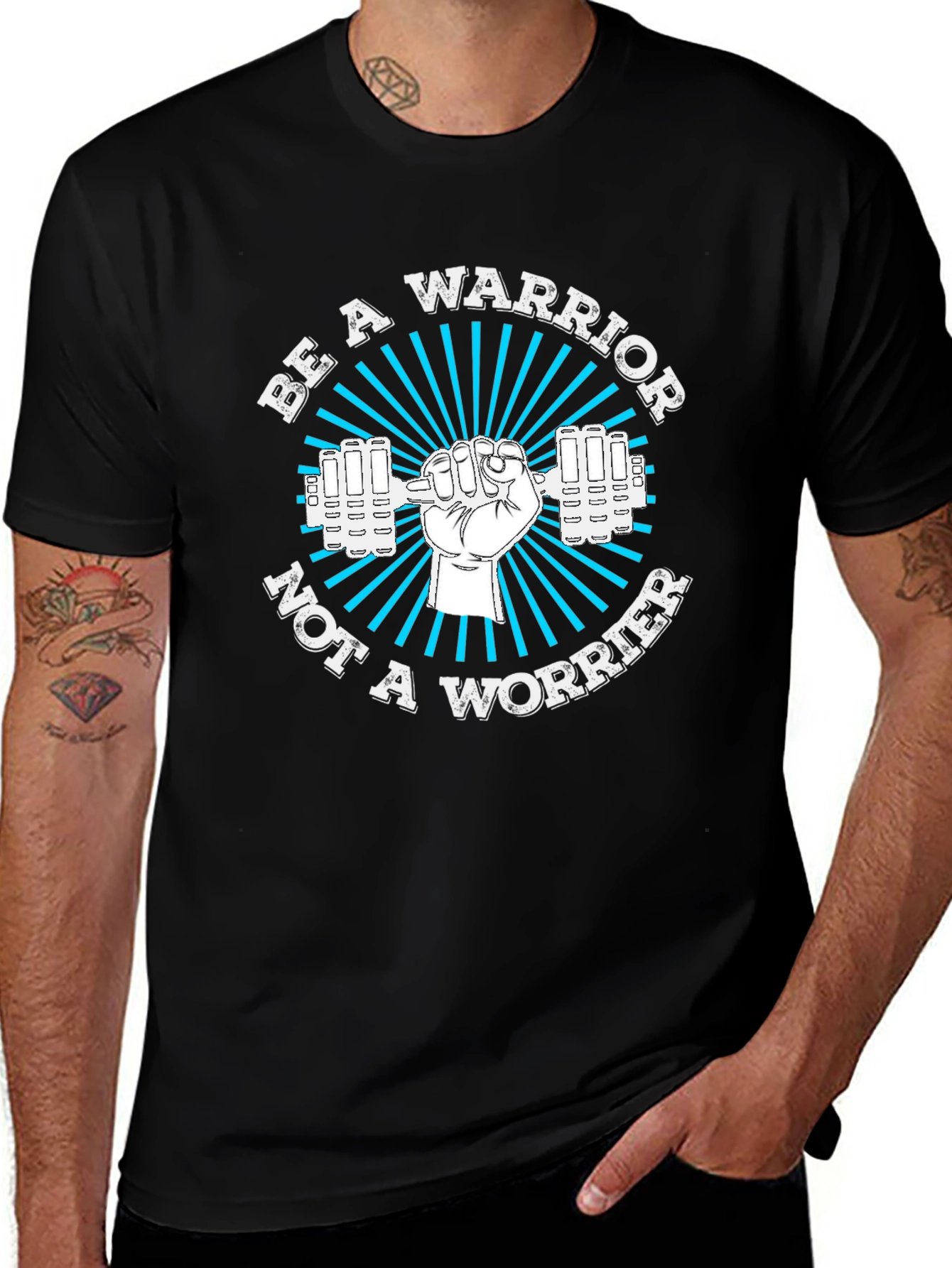 Variant 16 of Be A Warrior Graphic T-Shirt