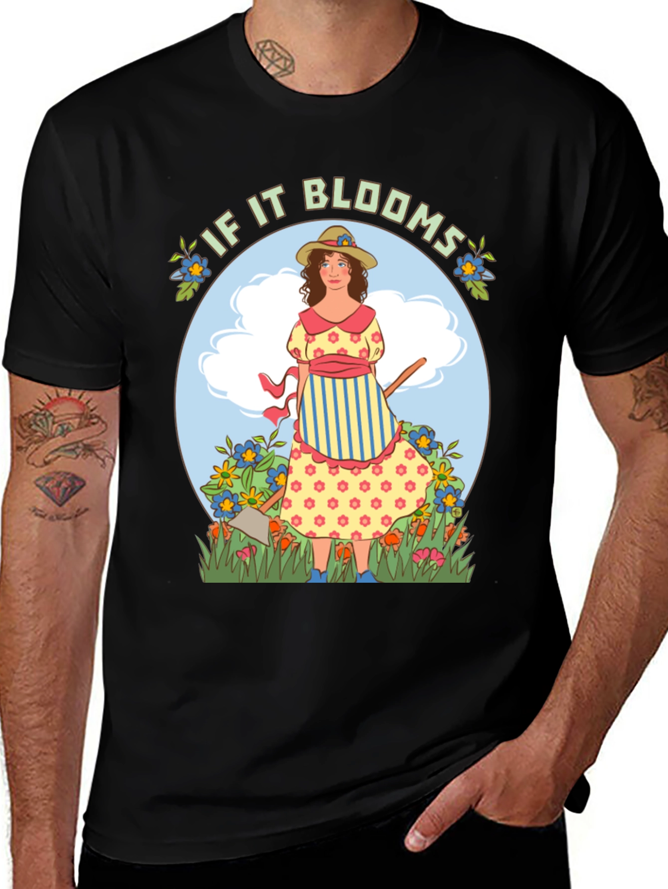 Variant 28 of If It Blooms Graphic T-Shirt